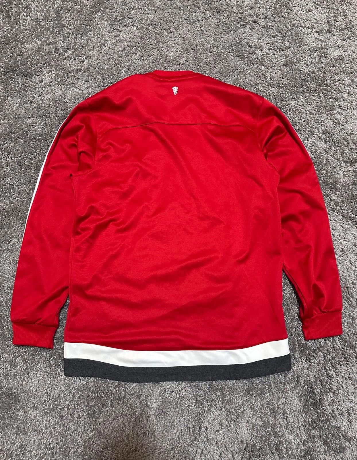 Adidas Manchester United Training Football Soccer Track Top Jacket Size US L / EU 52-54 / 3 - 7 Thumbnail