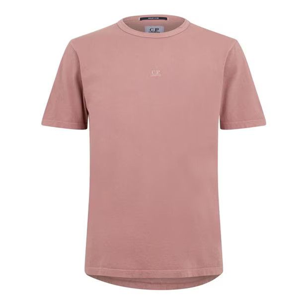 C.P. Company o1y1224 Logo Crewneck T-Shirt in Pink Size US XS / EU 42 / 0 - 1 Thumbnail