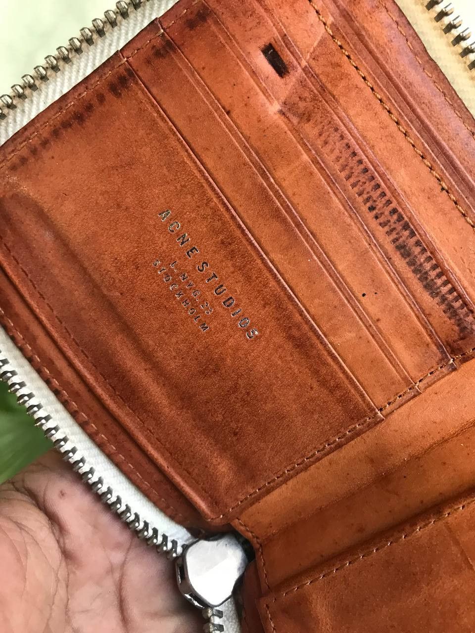 Acne Studios Acne stusios Zippered bifold wallet Size ONE SIZE - 5 Thumbnail