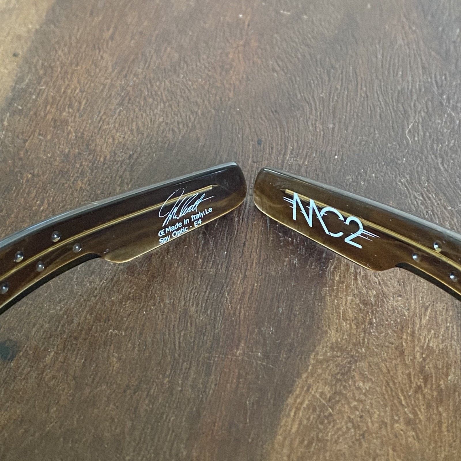 SPY Optic Spy Optic MC2 Sunglasses Brown Italy Made Vintage Size ONE SIZE - 8 Thumbnail