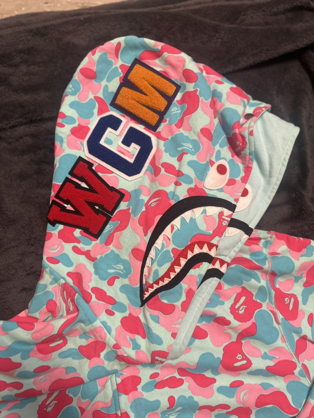 Bape Bape shark full zip double Hoodie Miami city camo 4th Size US XXL / EU 58 / 5 - 2 Thumbnail