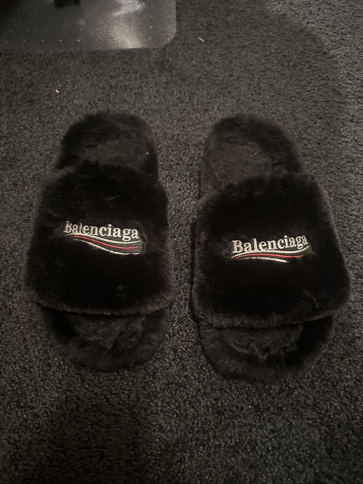 サンダル BALENCIAGA SLIPPER (720857W0FOY 1000) Balenciaga Balenciaga Man Loafers & Slippers 720857W0FOY