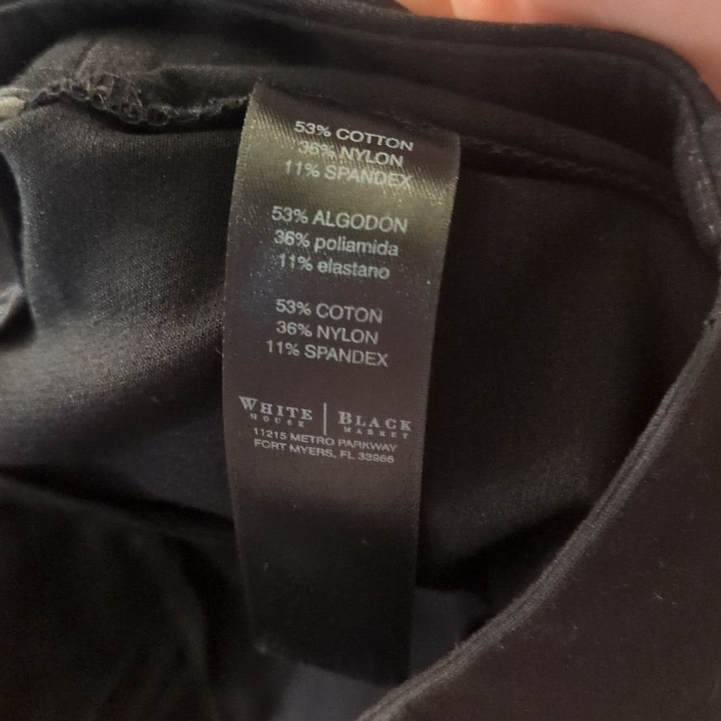 White House Black Market White House Black Market Slim Ankle Black Trousers Size 0P Size 25" / US 0 / IT 36 - 5 Thumbnail