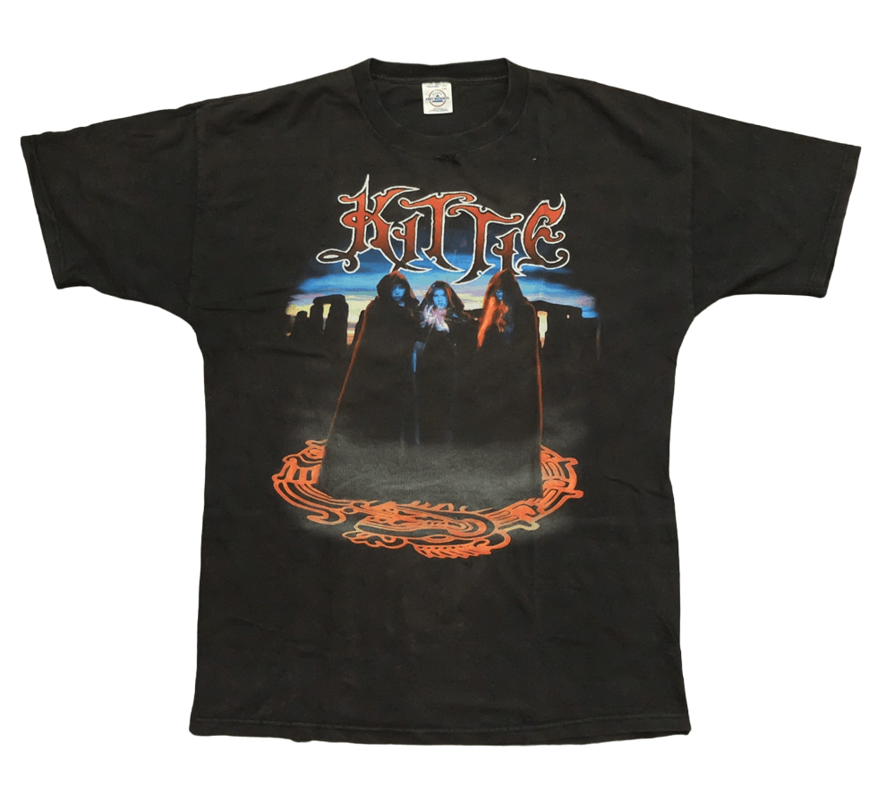 image of Band Tees Vintage Kittie Band Shirt in Black, Men's (Size 2XL)