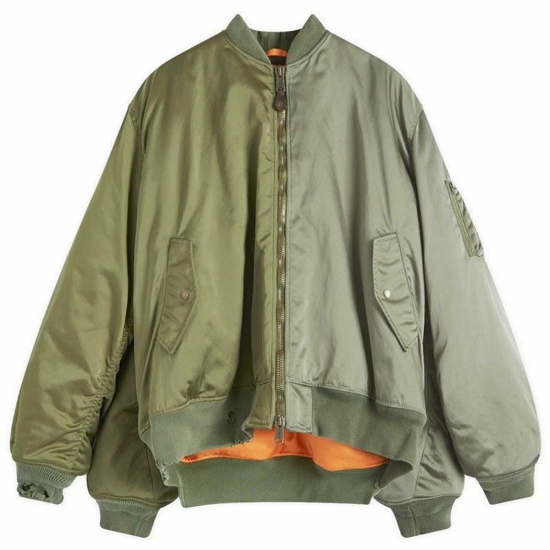 Balenciaga Double Sleeve Four Arm Split Nylon Bomber Size US M / EU 48-50 / 2 - 1 Thumbnail