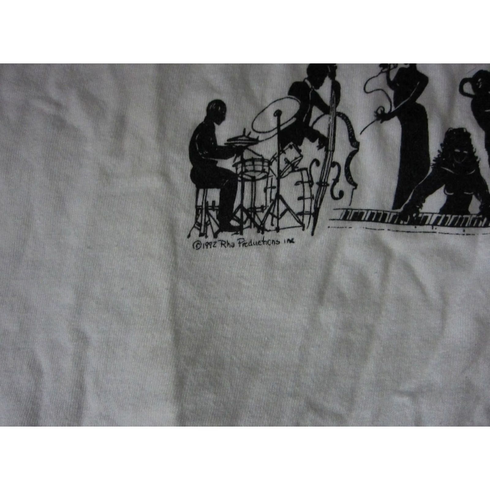 Primitive VINTAGE Jazz Shirt Adult Large White T Future Primitive 90s Mens Size US L / EU 52-54 / 3 - 4 Thumbnail