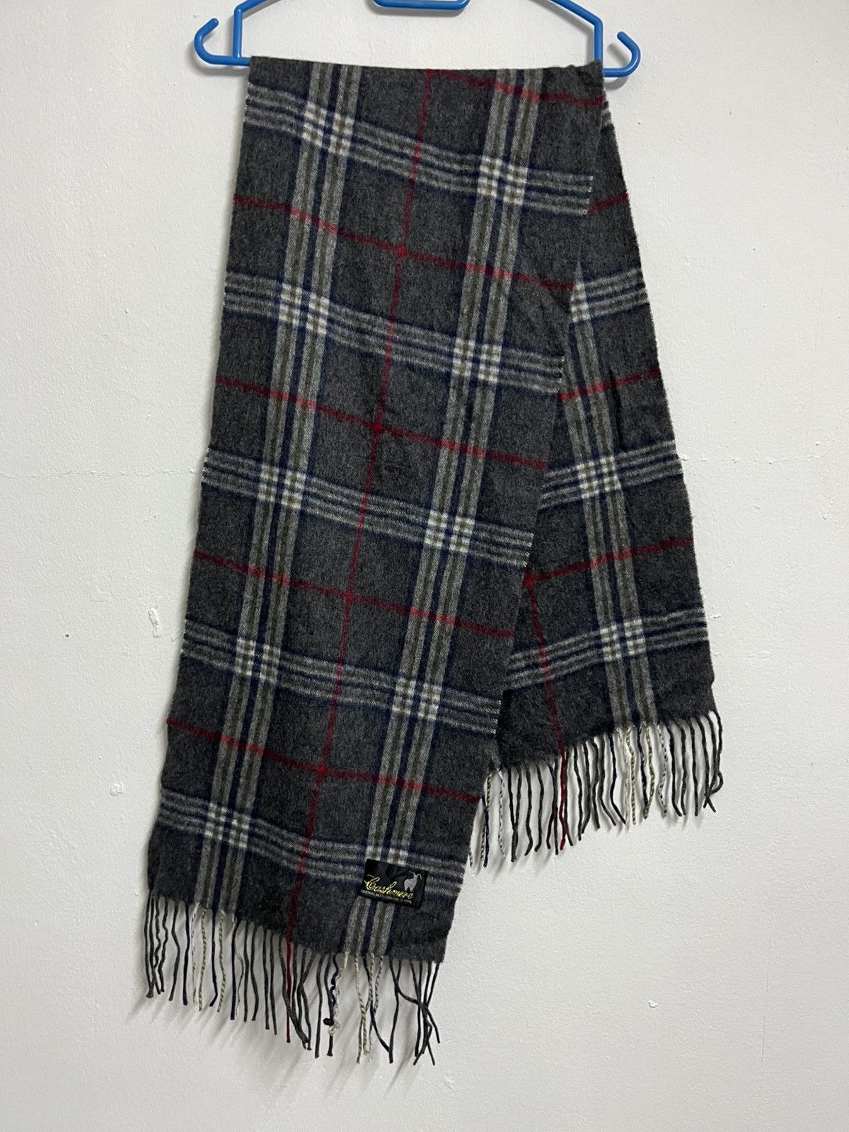Vintage 💥Vintage Mufflerblend 100% Cashmere Scarf Size ONE SIZE - 2 Thumbnail
