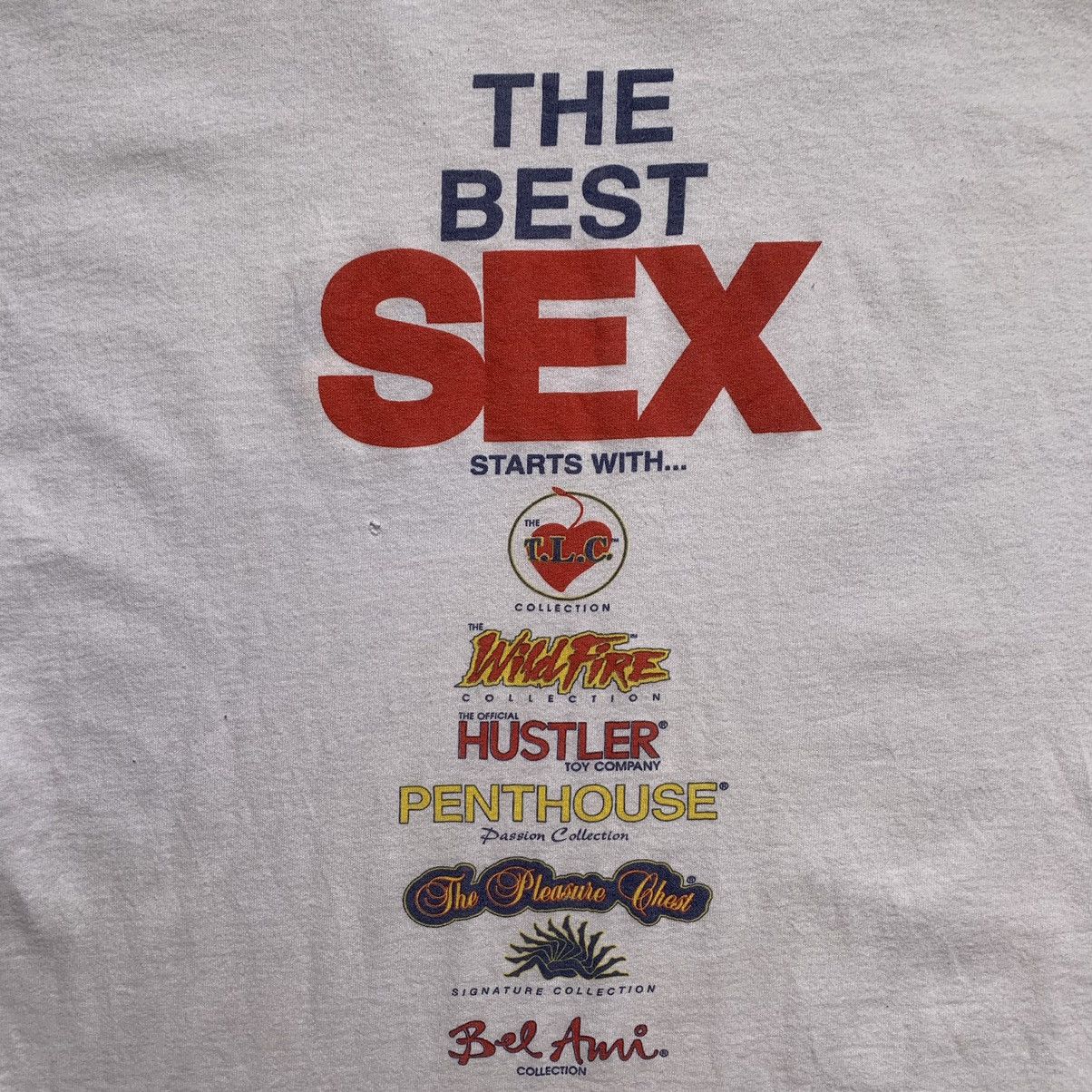Hot Model Sex × Vintage Vintage Y2K TOPCO Sales Cyberskin The Best Sex With… Tee Size US XL / EU 56 / 4 - 6 Thumbnail