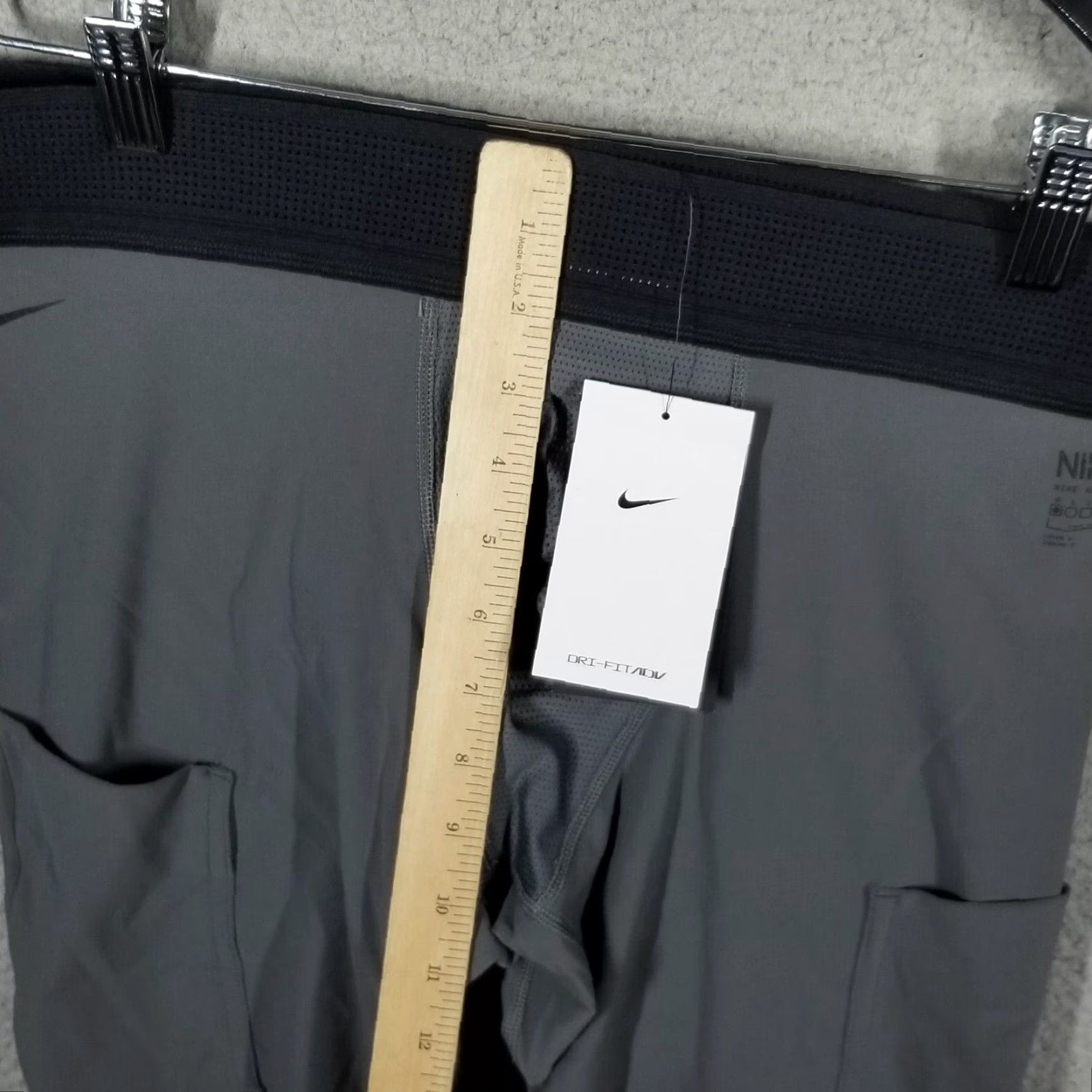 Nike Nike Dri-FIT ADV Athletic Shorts Adult Large Gray Mens Breathable Quick Dry Size US 33 - 6 Thumbnail