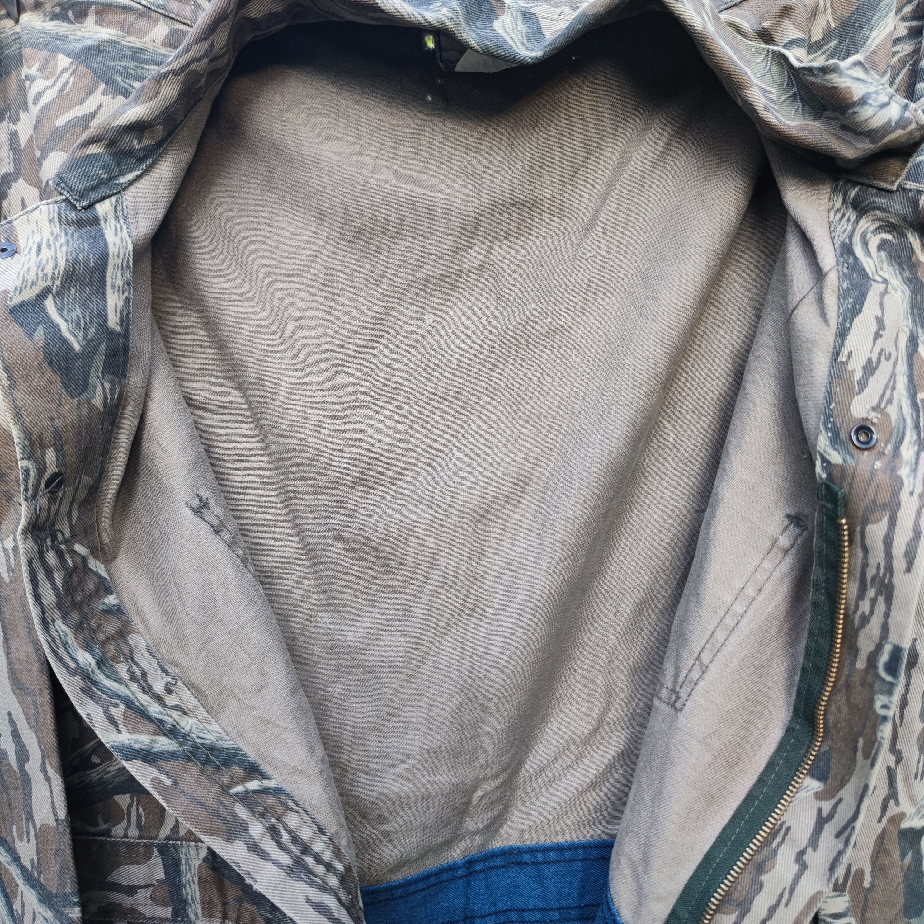 Mossy Oaks × Vintage Mossy Oak Full Foliage Camo Hunting Cotton Coveralls LG Size US 44 / EU 60 - 7 Thumbnail