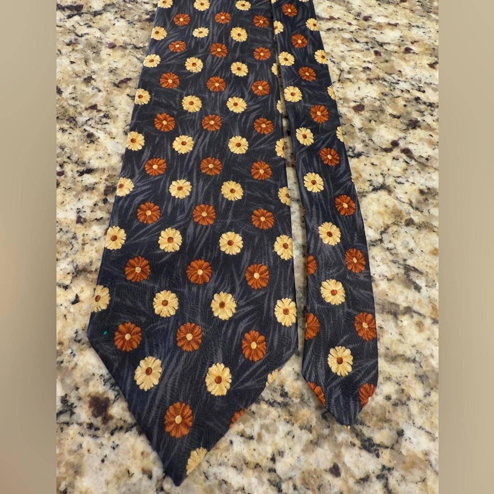 Other Ketch floral tie blue yellow orange Size ONE SIZE - 1 Thumbnail
