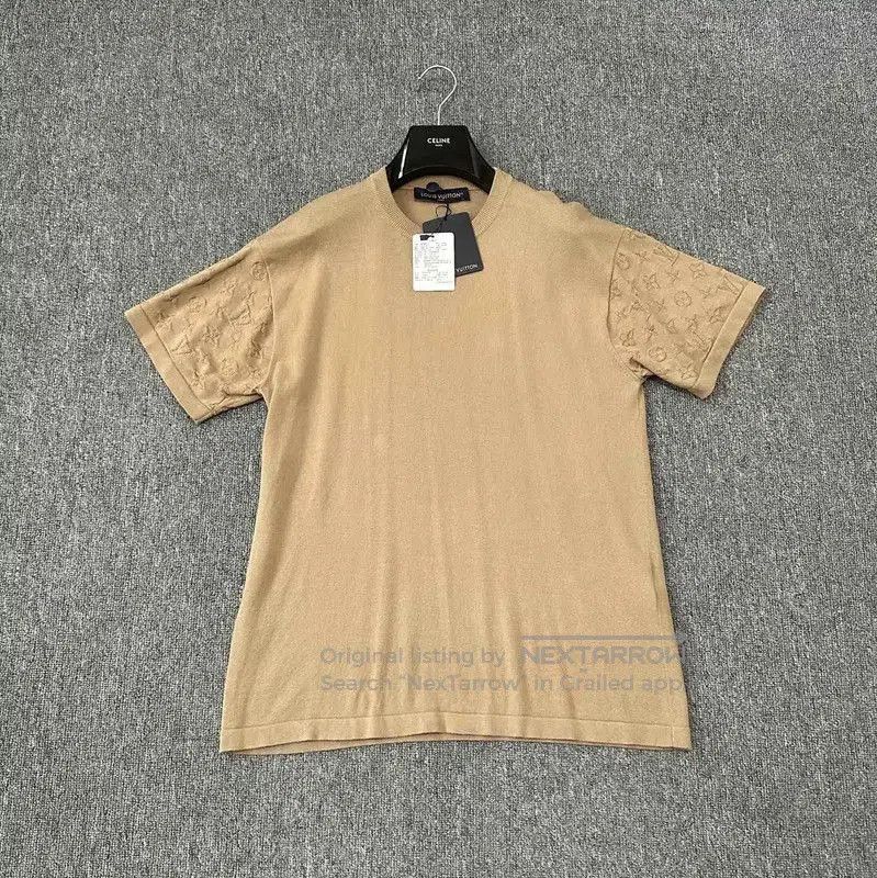 Louis Vuitton Louis Vuitton Casual Khaki Cotton Logo T. Size US S / EU 44-46 / 1 - 1 Thumbnail