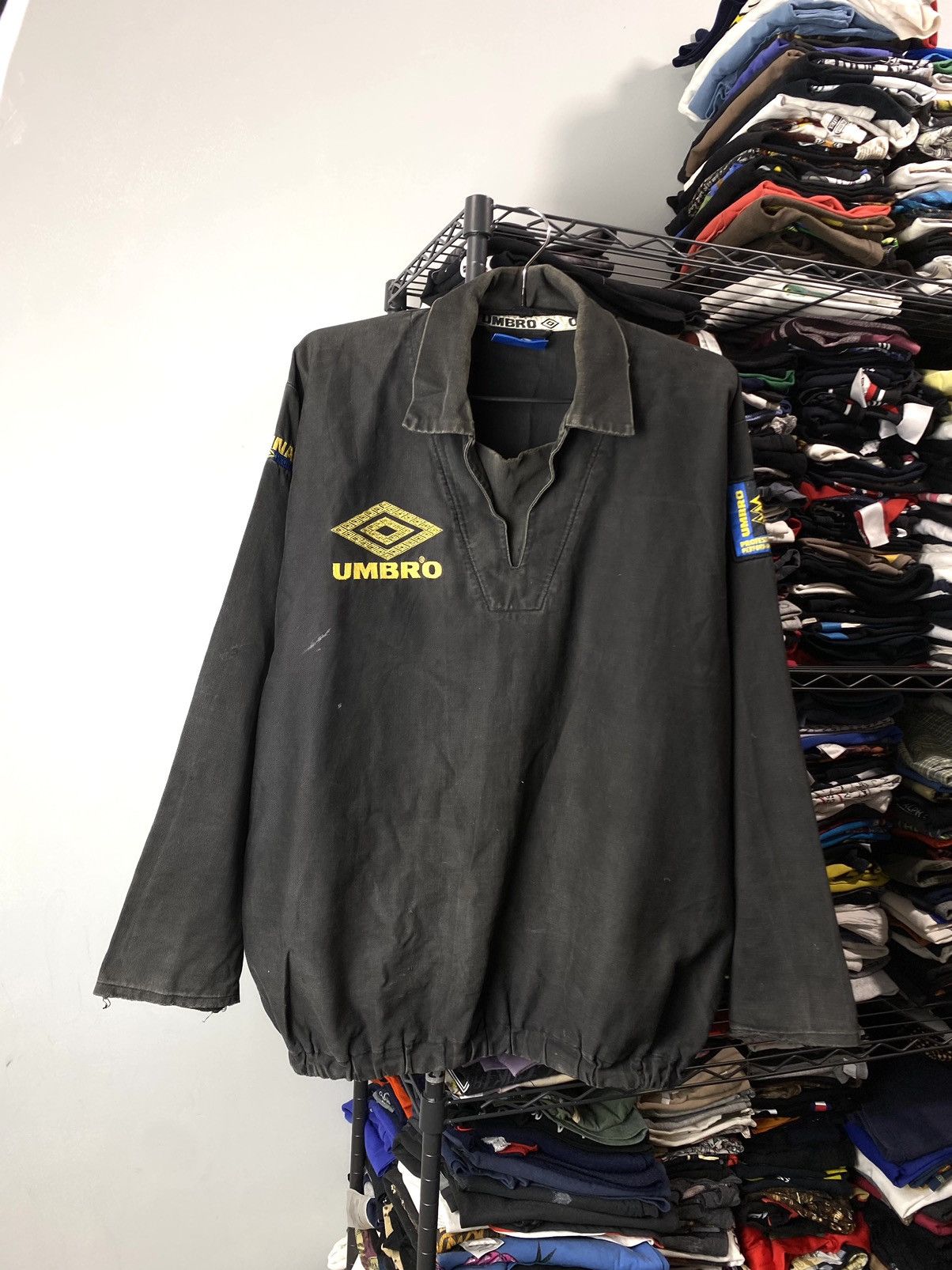 Umbro Rare! 1990s Vintage Umbro Pro Training Jacket Bomber Jersey Size US L / EU 52-54 / 3 - 2 Thumbnail