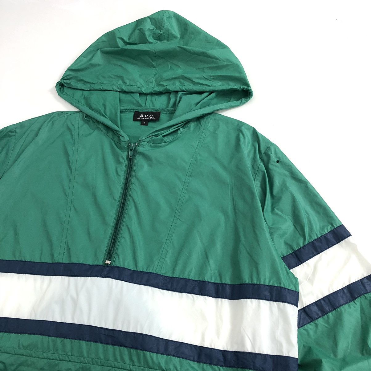 A.P.C. × Designer A.P.C Paris Packable Parachute Light Anorak Jacket Size US M / EU 48-50 / 2 - 5 Thumbnail