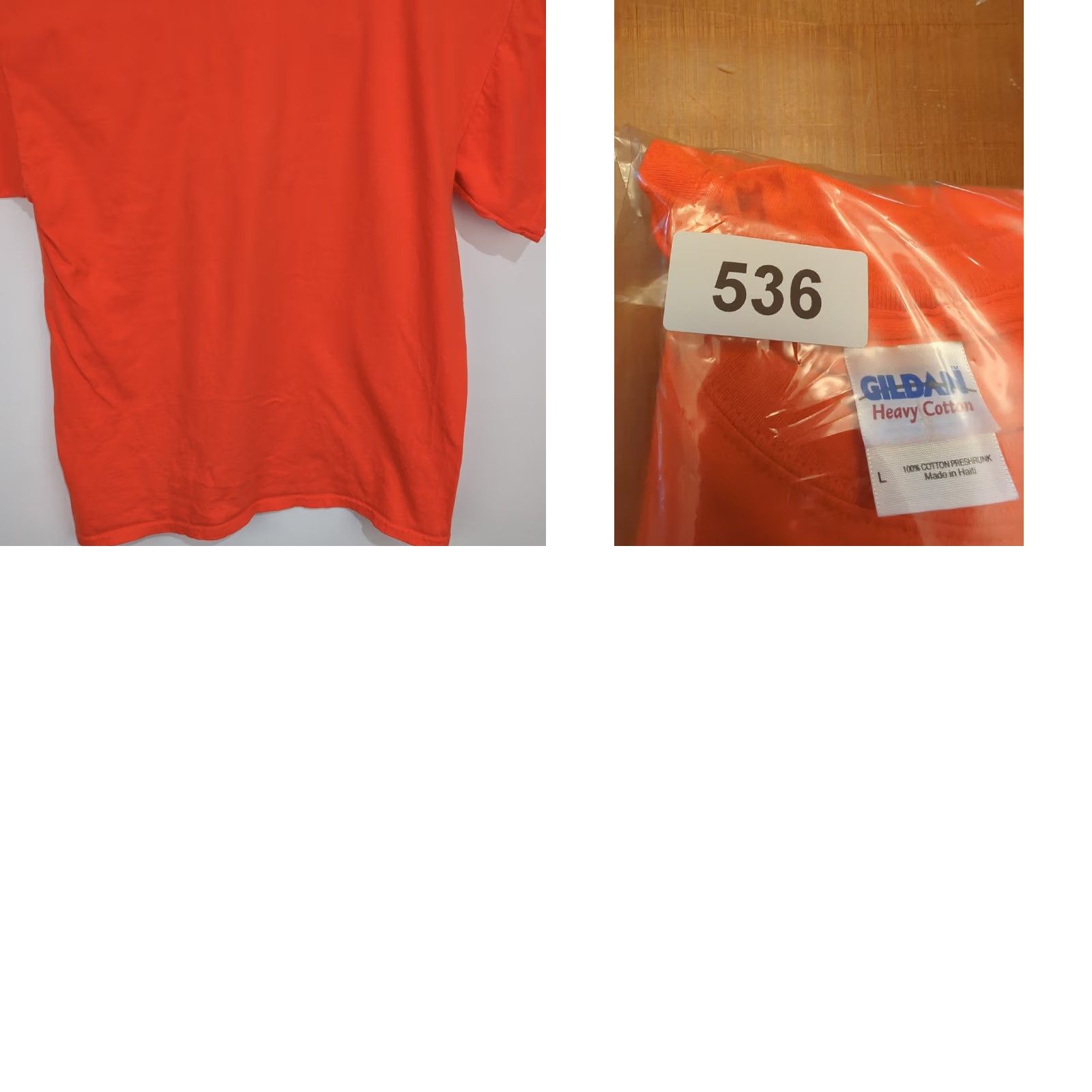 Gildan VINTAGE Michigan Deer Large T Shirt Nature Destination Hunt Orange Hunting Gildan Heavy Cotton Men L Orange Deer Logo 90s Size US L / EU 52-54 / 3 - 9 Thumbnail
