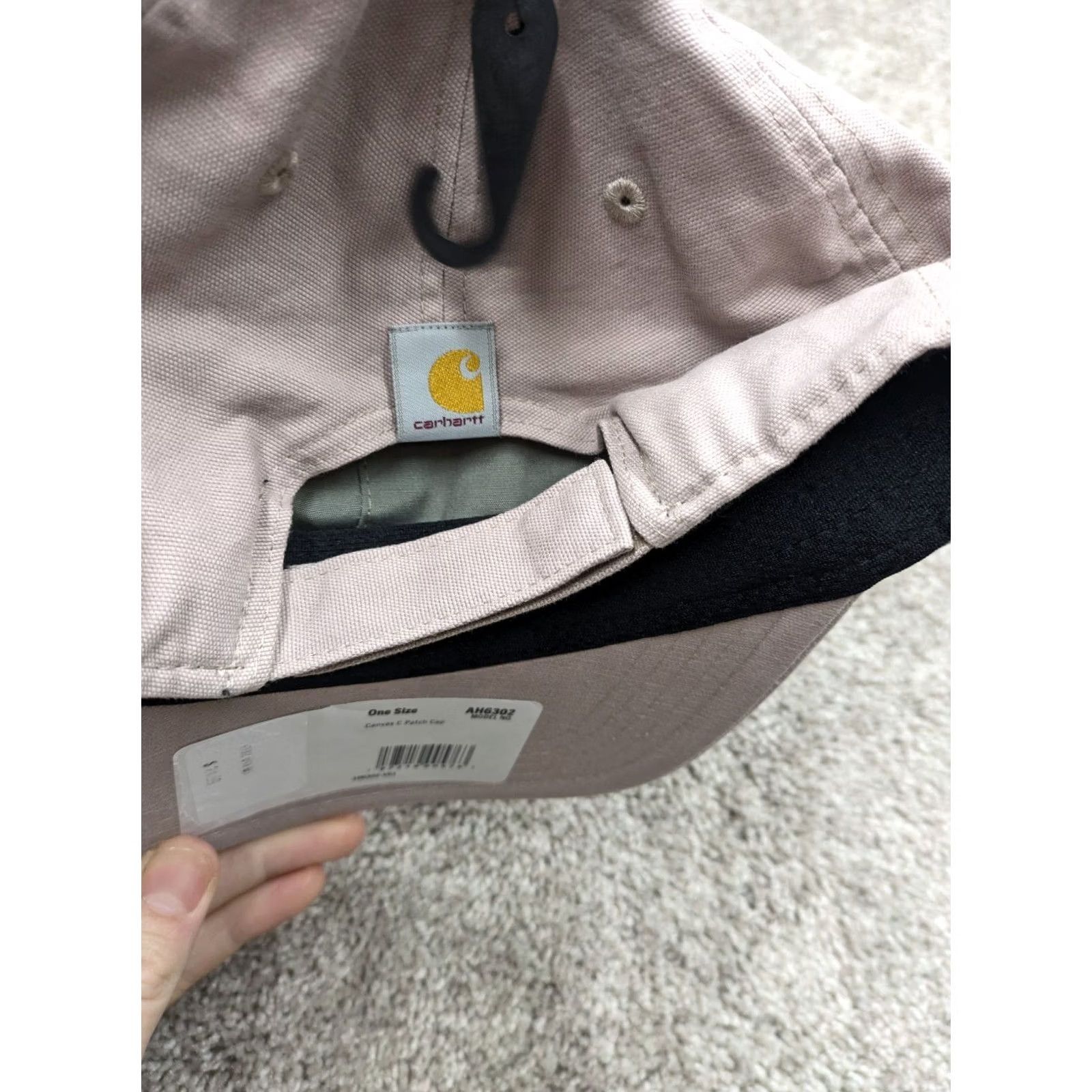 Carhartt Carhartt Womens Hat Cap Canvas Black Comfort C Logo Patch One Size Denim NWT Size ONE SIZE - 4 Thumbnail
