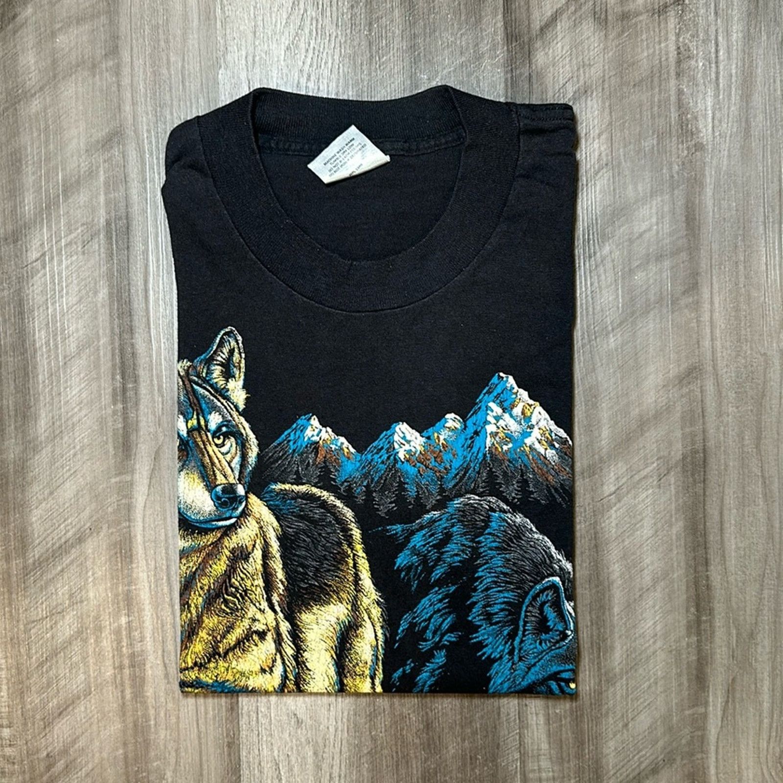 Other Timber Wolf Cliff Bonamie 1991 Vintage Oneita Tee - Large Size US L / EU 52-54 / 3 - 1 Thumbnail