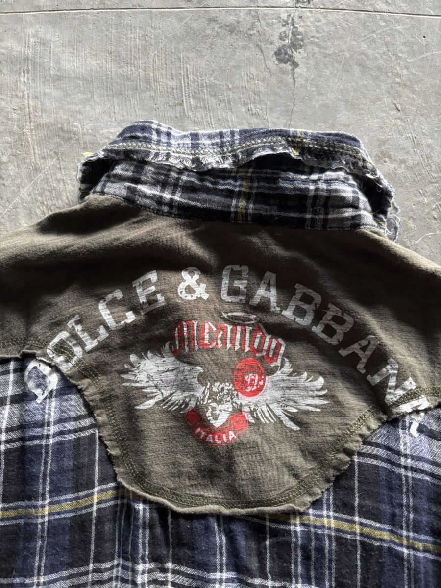 Dolce & Gabbana vintage dolce gabbana flannel patchwork distressed style Size US M / EU 48-50 / 2 - 13 Thumbnail