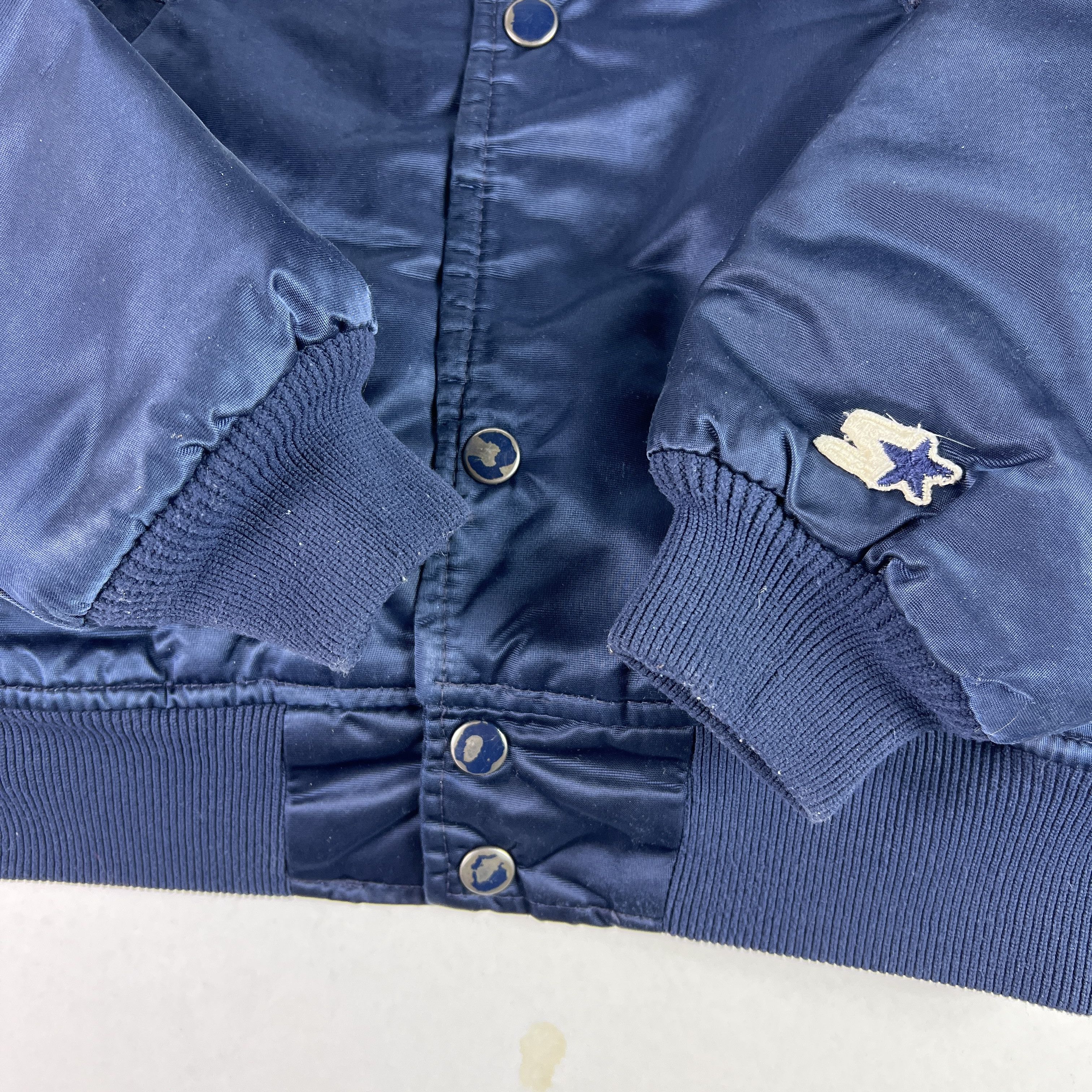 Starter VTG Starter Chicago Bears Satin Jacket Snap Button Bomber Size US L / EU 52-54 / 3 - 5 Thumbnail