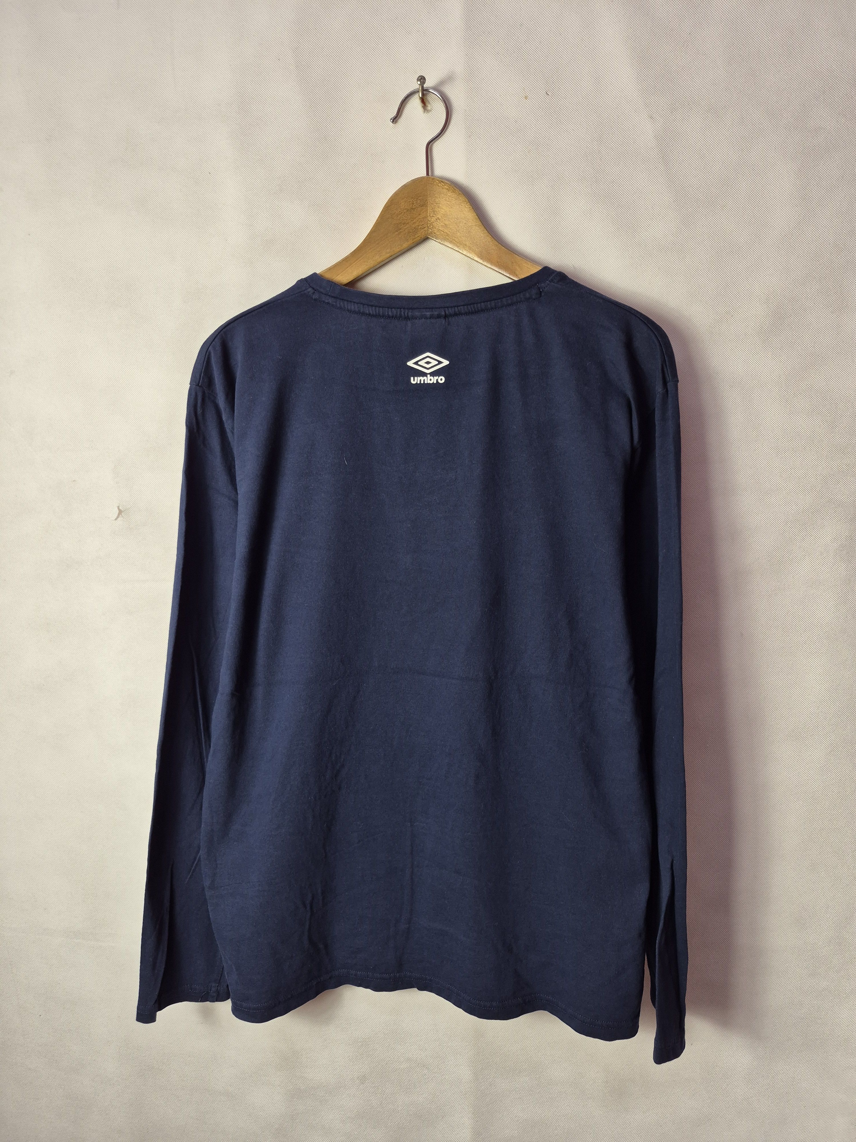 Umbro 🔥 Vintage Style Umbro Big Logo Longsleeves Tee Size US M / EU 48-50 / 2 - 4 Thumbnail