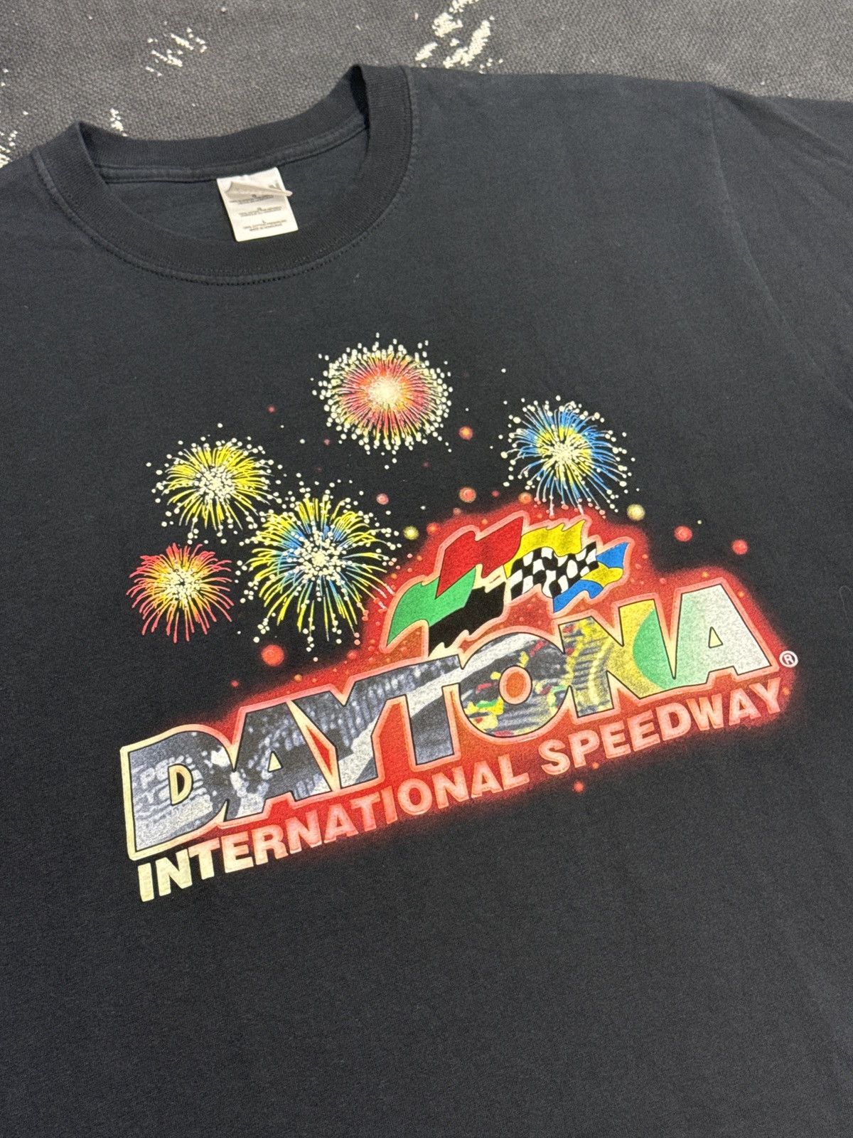 Daytona × Vintage Daytona International Speedway Racing Vintage Y2K T-Shirt Size US L / EU 52-54 / 3 - 2 Thumbnail