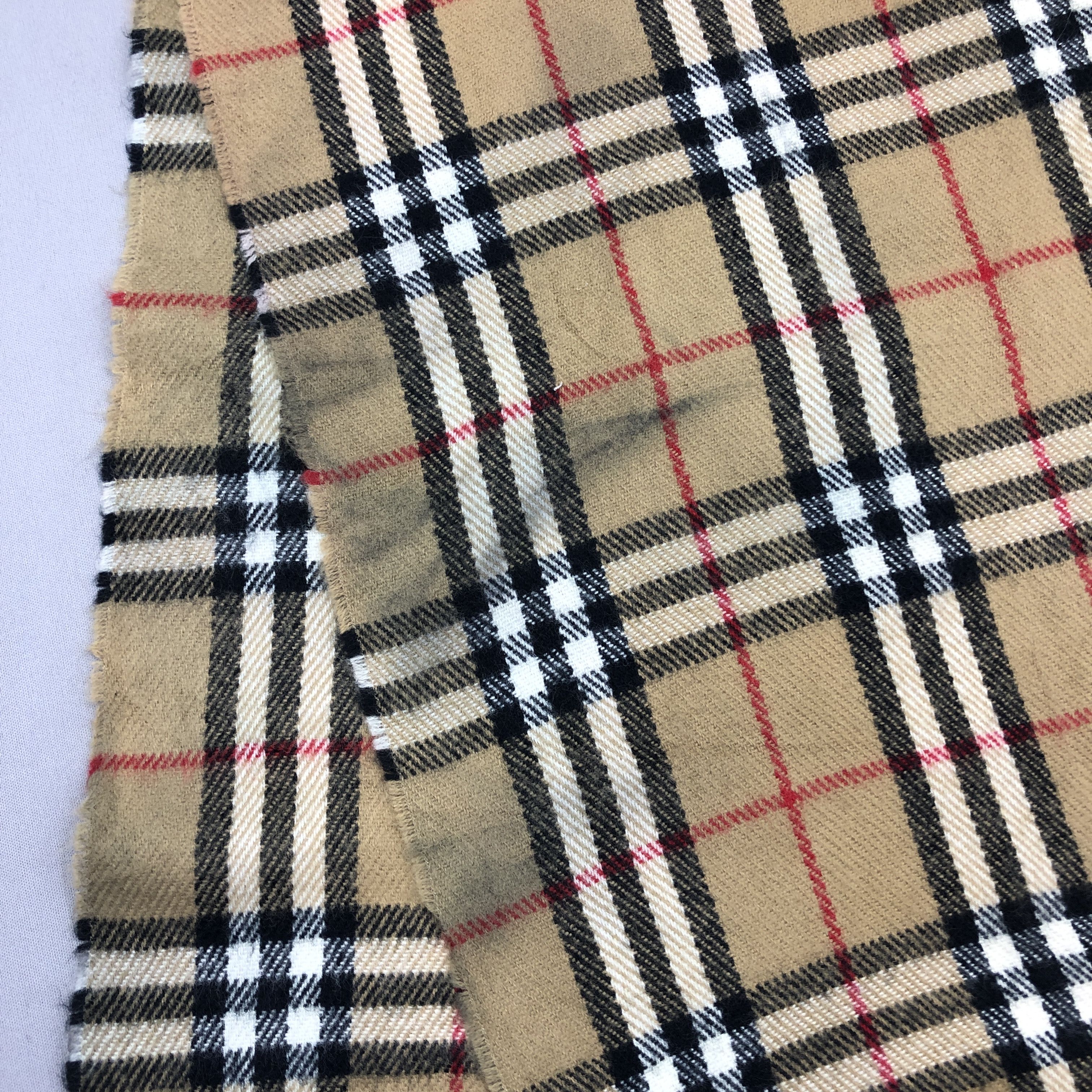 Burberry Vintage Burberry Scarf Muffler Wool Cashmere Scarves Size ONE SIZE - 5 Thumbnail