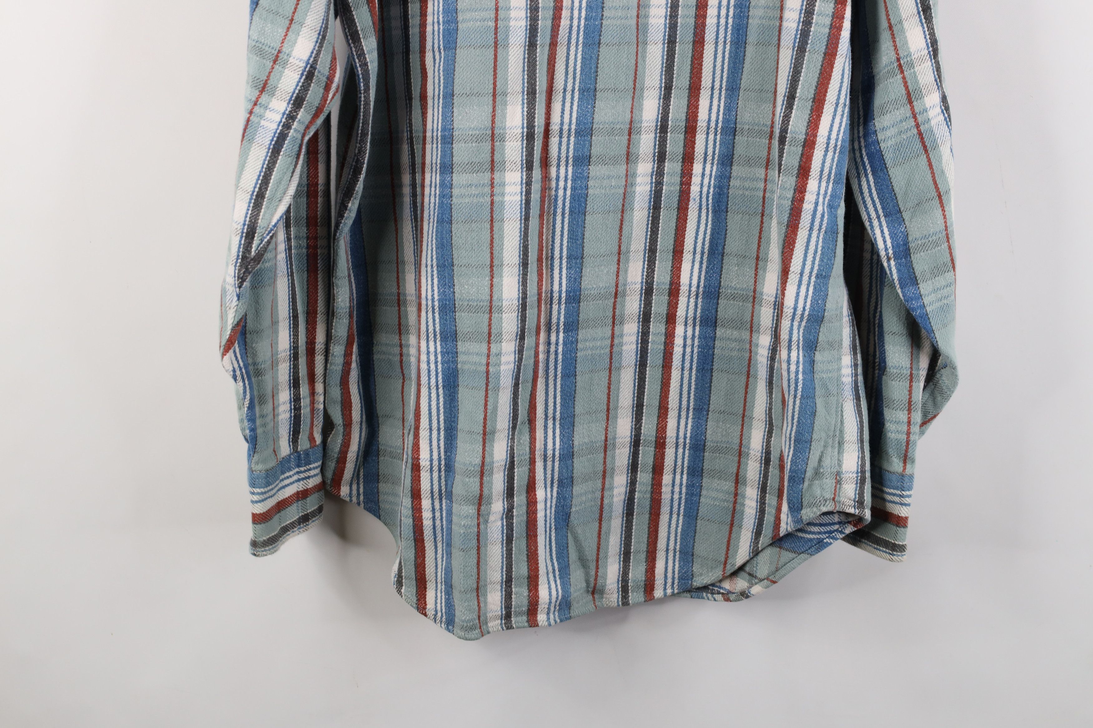 Vintage Vintage 90s Streetwear Heavyweight Flannel Button Shirt Size US M / EU 48-50 / 2 - 12 Thumbnail