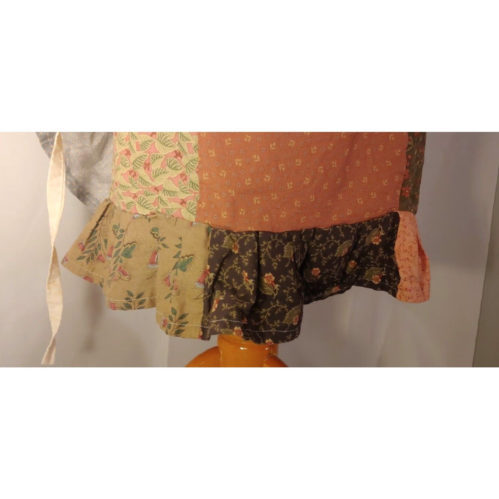 Vintage VINTAGE Handmade Patchwork Wrap Skirt Women S-L Tie Floral Mini Hippie OOAK OSFM Boho Size 28" / US 6 / IT 42 - 5 Thumbnail