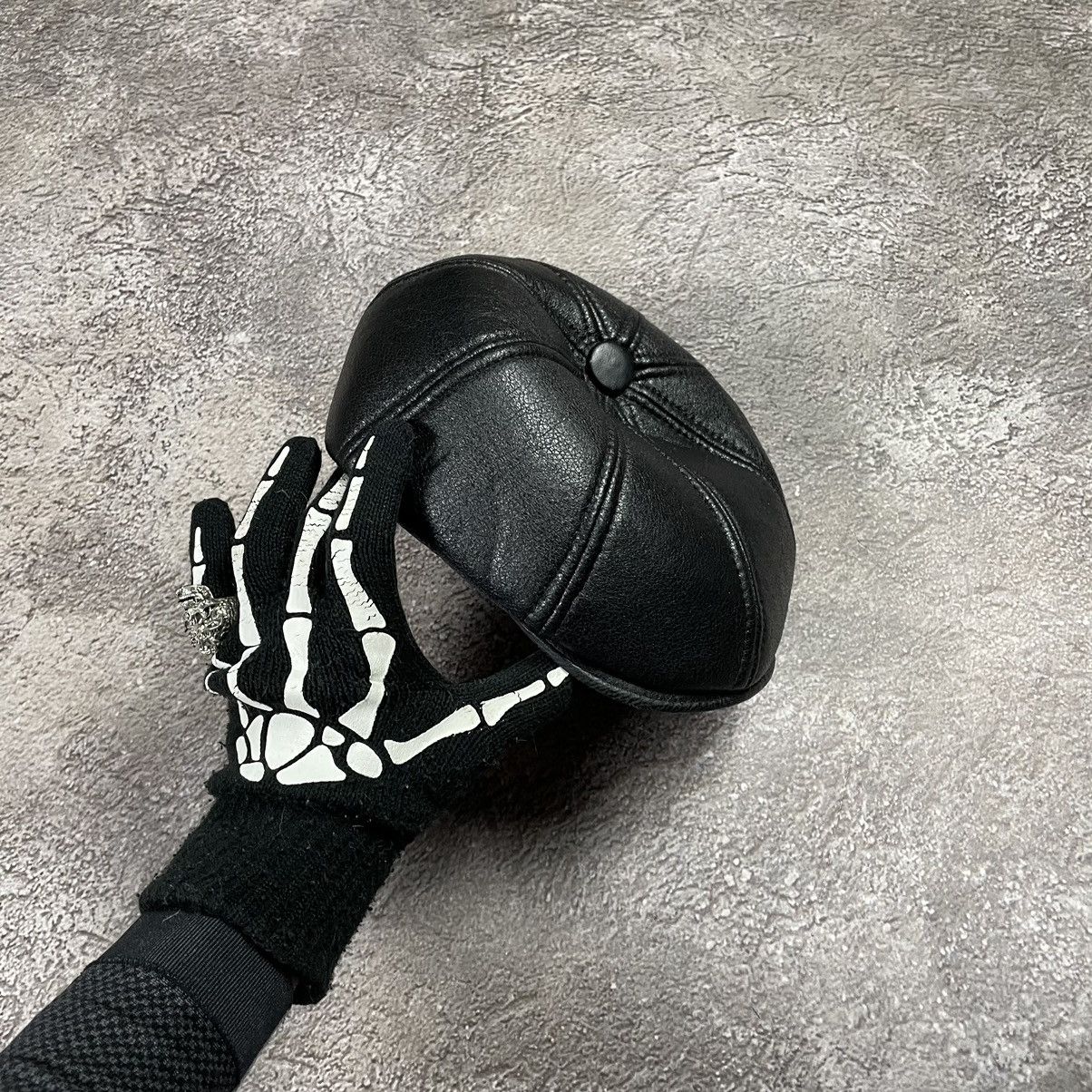 Vintage Vintage 90s Skeleton Hand Beanie Punk Grunge Black Slim OS Size ONE SIZE - 1 Thumbnail