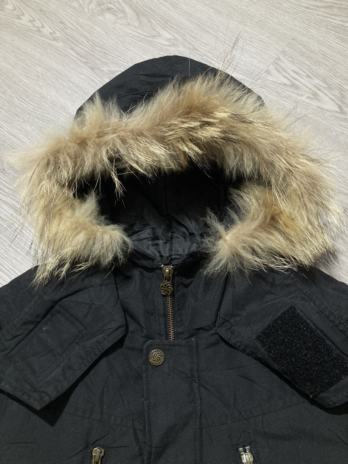 If Six Was Nine 2000s Banana Seven Down Fur Jacket Goa Apocalypse Style Size US S / EU 44-46 / 1 - 9 Thumbnail