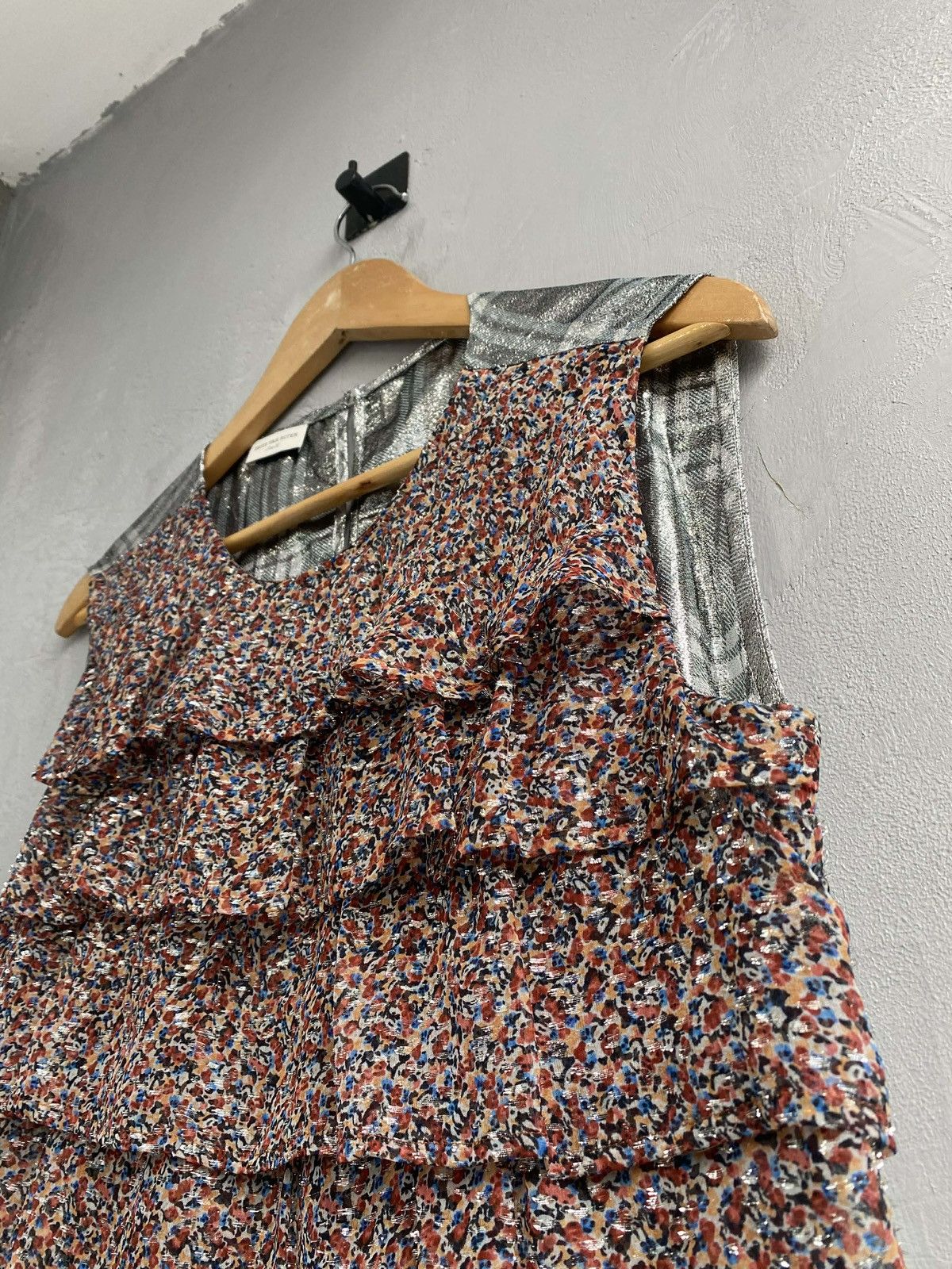 Dries Van Noten Dries Van Noten Layered Silk Blouse Size M / US 6-8 / IT 42-44 - 2 Thumbnail