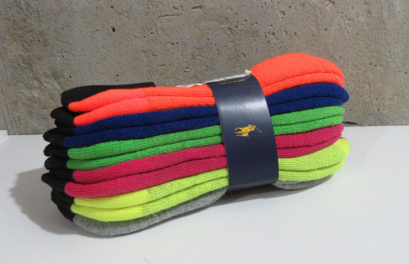 Polo Ralph Lauren Polo Ralph Lauren Low Cut Socks Black Multicolor 6 pack NWT Size ONE SIZE - 3 Thumbnail
