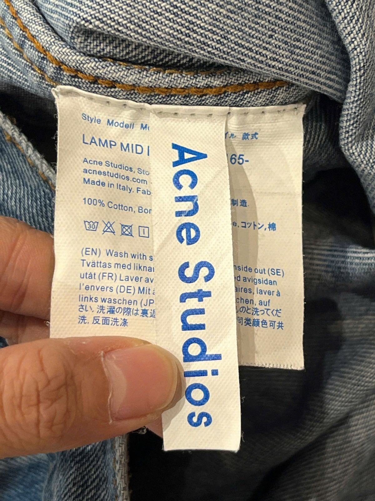 Acne Studios ACNE STUDIOS DENIM JACKET Size S / US 4 / IT 40 - 4 Thumbnail