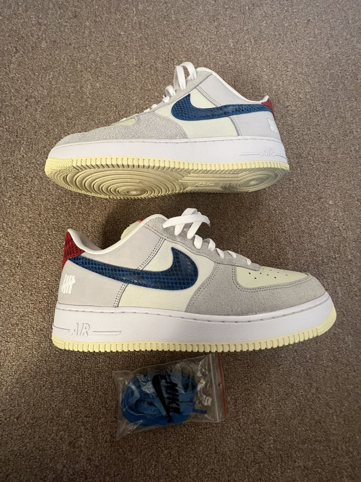 Nike × Undefeated Nike x Undefeated Air Force 1 Low- 5 On It Size US 11 / EU 44 - 1 Thumbnail