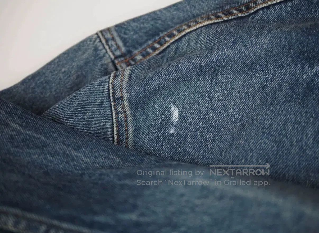 Balenciaga Balenciaga Back Logo Embroidered Denim Jacket. Size US XL / EU 56 / 4 - 5 Thumbnail