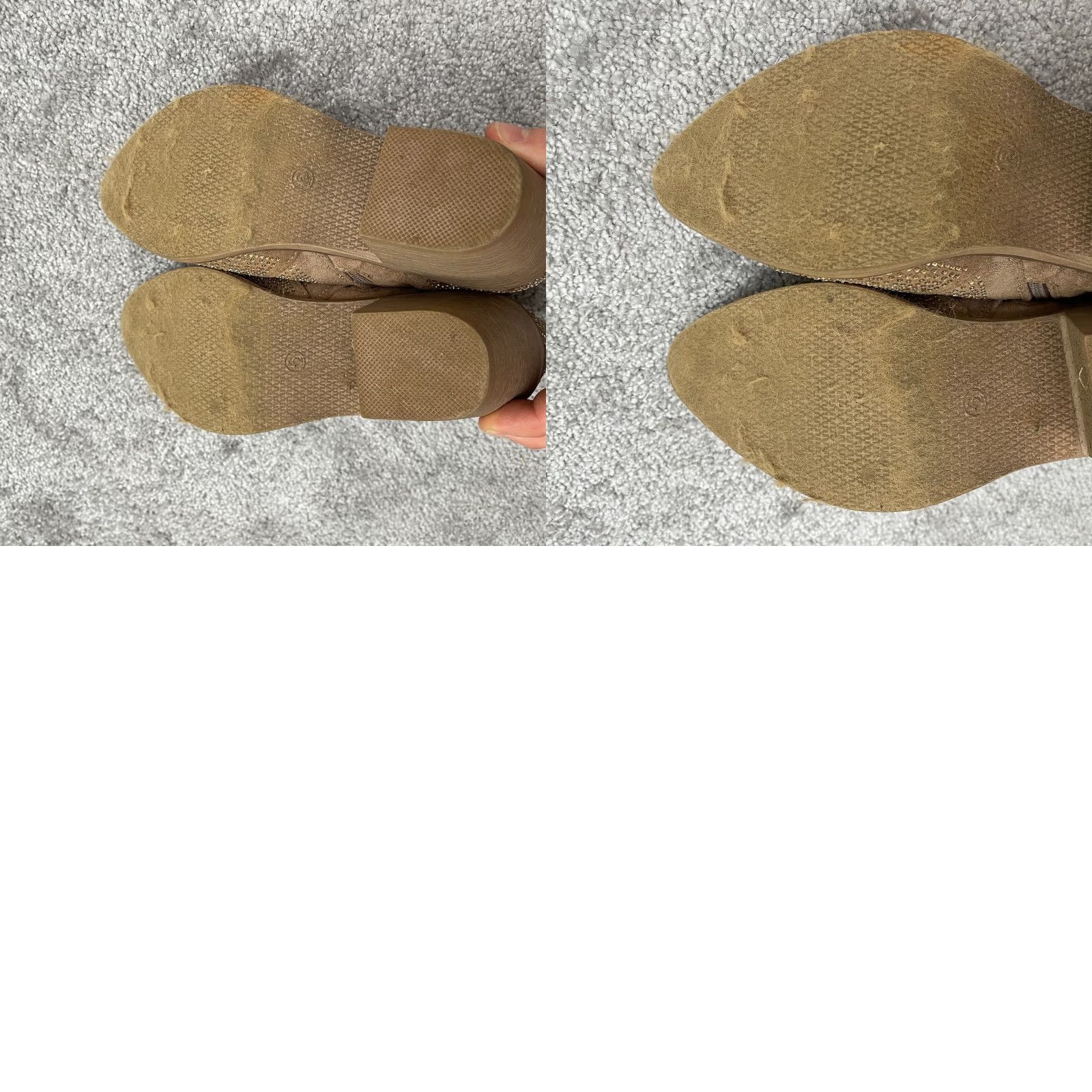 Vintage VINTAGE not? Wait. No vintage. Pierre Dumas Wilder Rhinestone Ankle Boots Womens 6 Brown Pointed Embellished Size US 6 / IT 36 - 9 Thumbnail