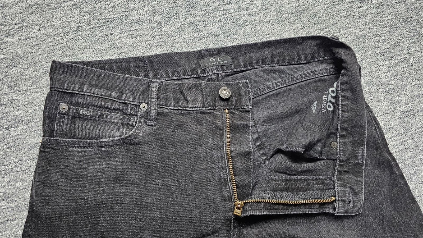 Polo Ralph Lauren Polo Ralph Lauren Eldridge Skinny Stretch Jeans W33 Black Size US 33 - 4 Thumbnail