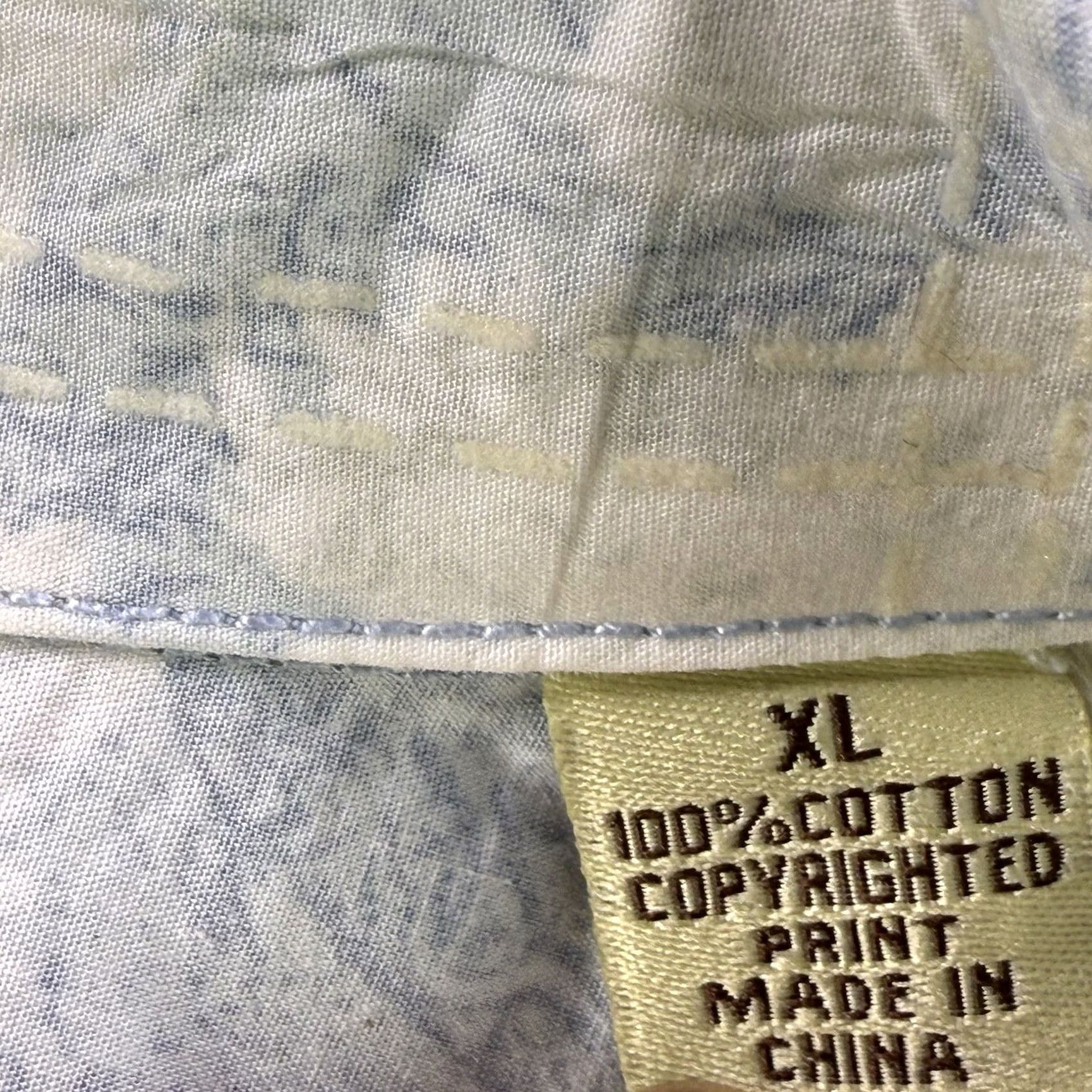 Tommy Bahama Tommy Bahama Hawaiian Shirt Men’s XL Blue Floral Leaf 100% Cotton Button Up Size US XL / EU 56 / 4 - 5 Thumbnail