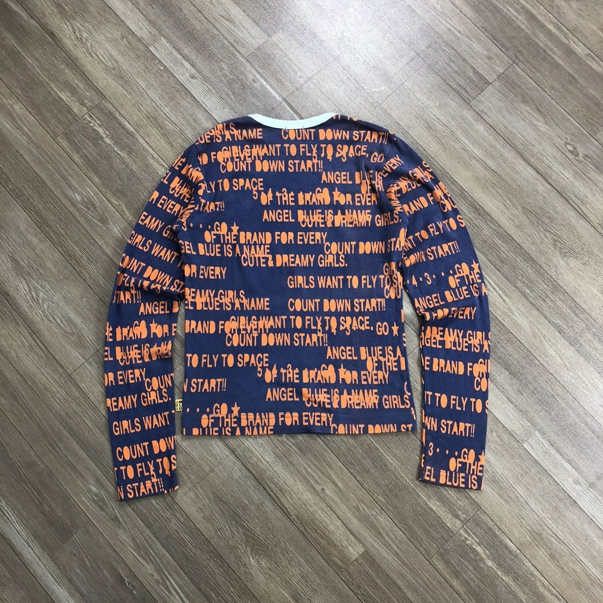 Angel Blue × Hysteric Glamour × Japanese Brand 2000s Angel Blue Iconic Design Poem Goa LGB Long Slevee Size S / US 4 / IT 40 - 12 Thumbnail