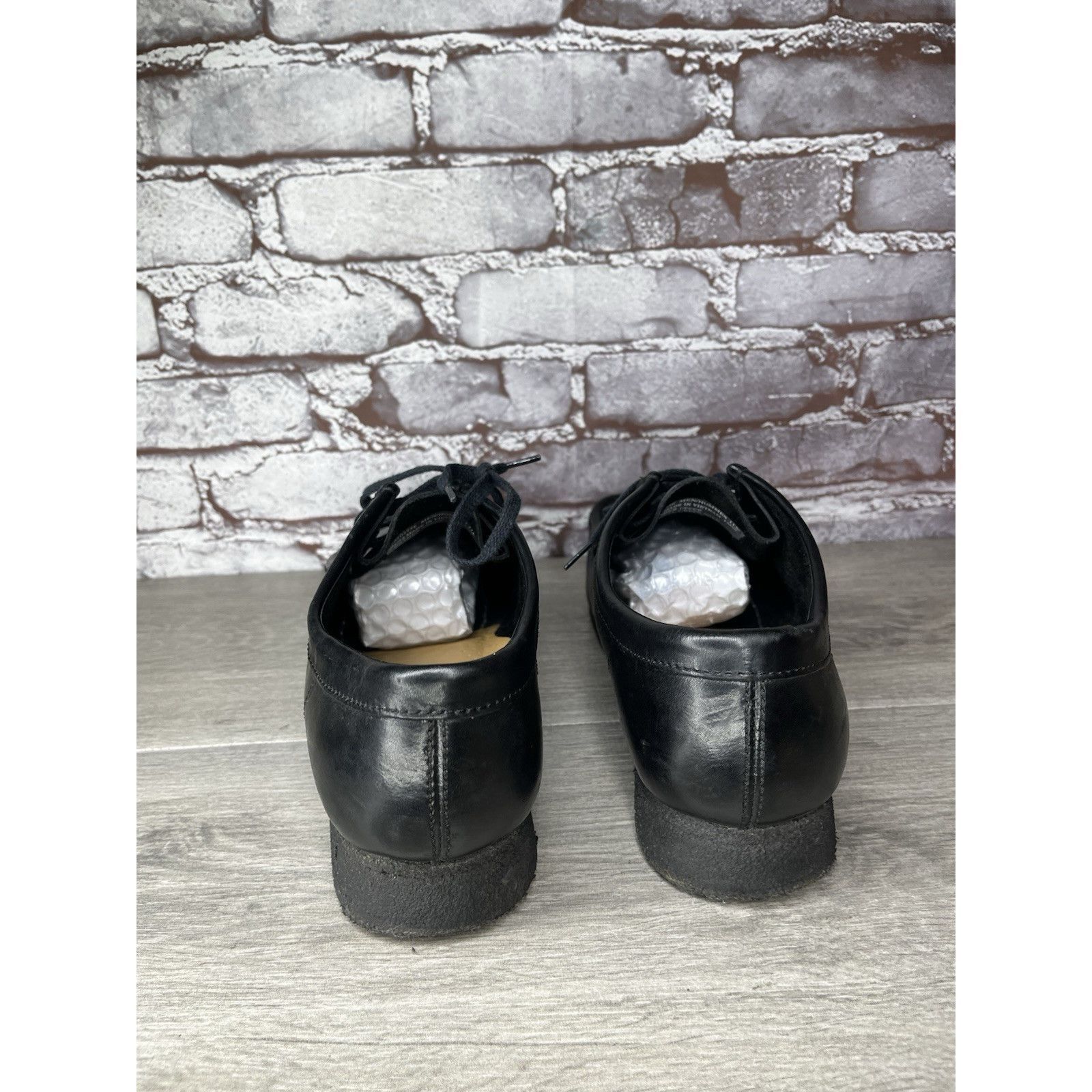 Clarks Clarks Wallabees Black Leather Moccasins Chukka Boots Shoes Size US 11 / EU 44 - 5 Thumbnail