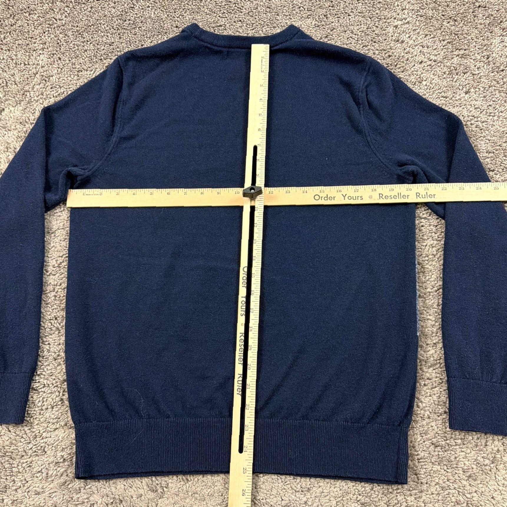 Banana Republic Banana Republic Sweater Mens L Blue - Wool Linen Cotton Knit Crewneck Long Sleeve Pullover Casual Shirt? Size US L / EU 52-54 / 3 - 4 Thumbnail
