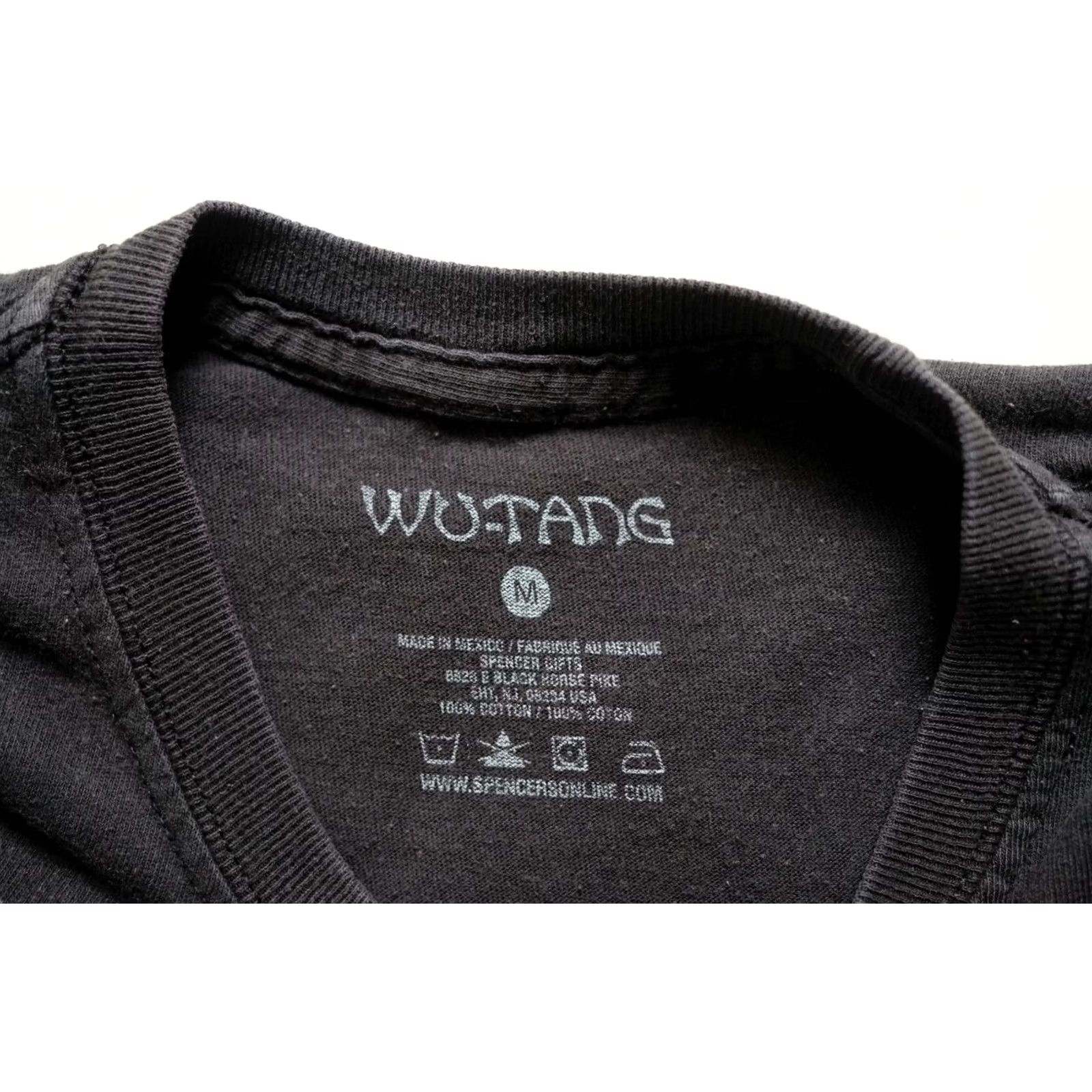 Vintage WU TANG CLAN VTG Y2K HIP HOP RAP TEE STATEN ISLAND GRAPHIC T SHIRT MD Black Cotton Knit Crew Neck Short Sleeve Men M Spencer's Size US M / EU 48-50 / 2 - 6 Thumbnail