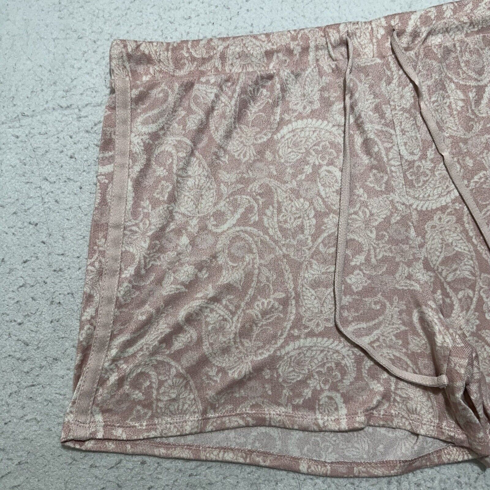 Lucky Brand Lucky Brand XXL Sweat Shorts 4” Inseam Sleepwear Pink Floral Size 42" / US 20 - 2 Thumbnail