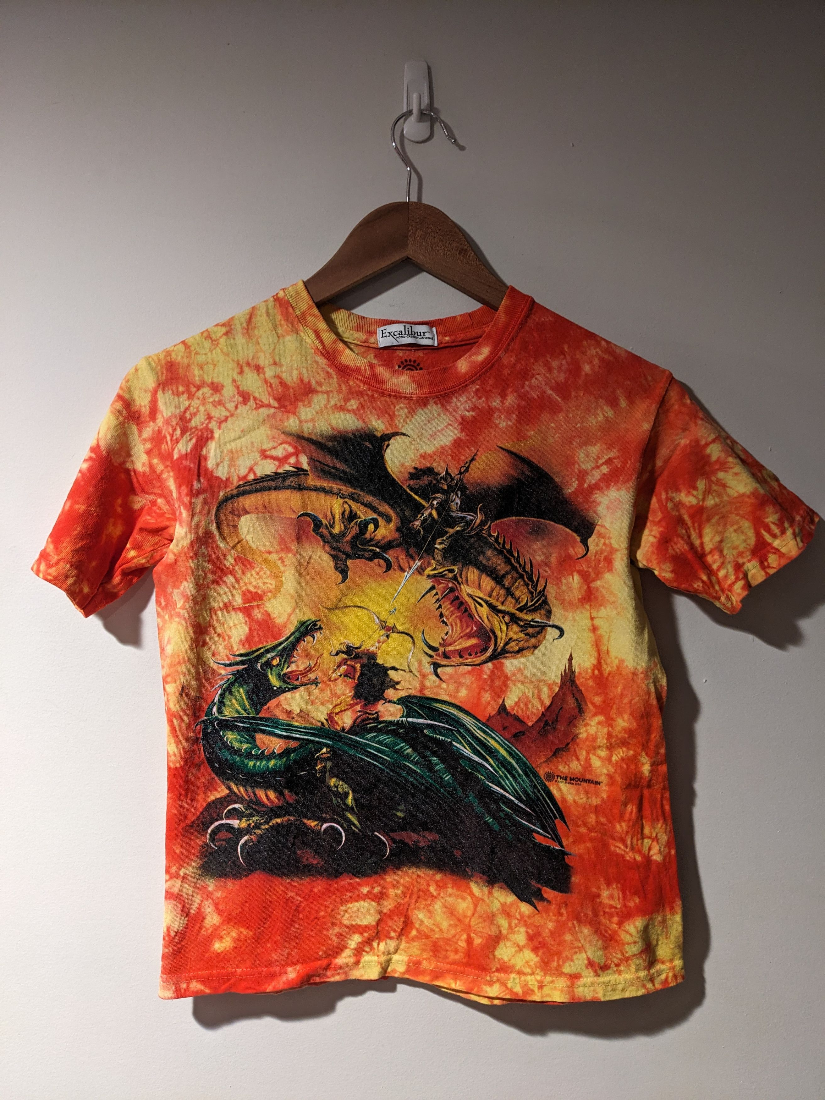 The Mountain Vintage 2001 The Mountain Dragon Knight Kids Large T-Shirt Size US L / EU 52-54 / 3 - 1 Thumbnail