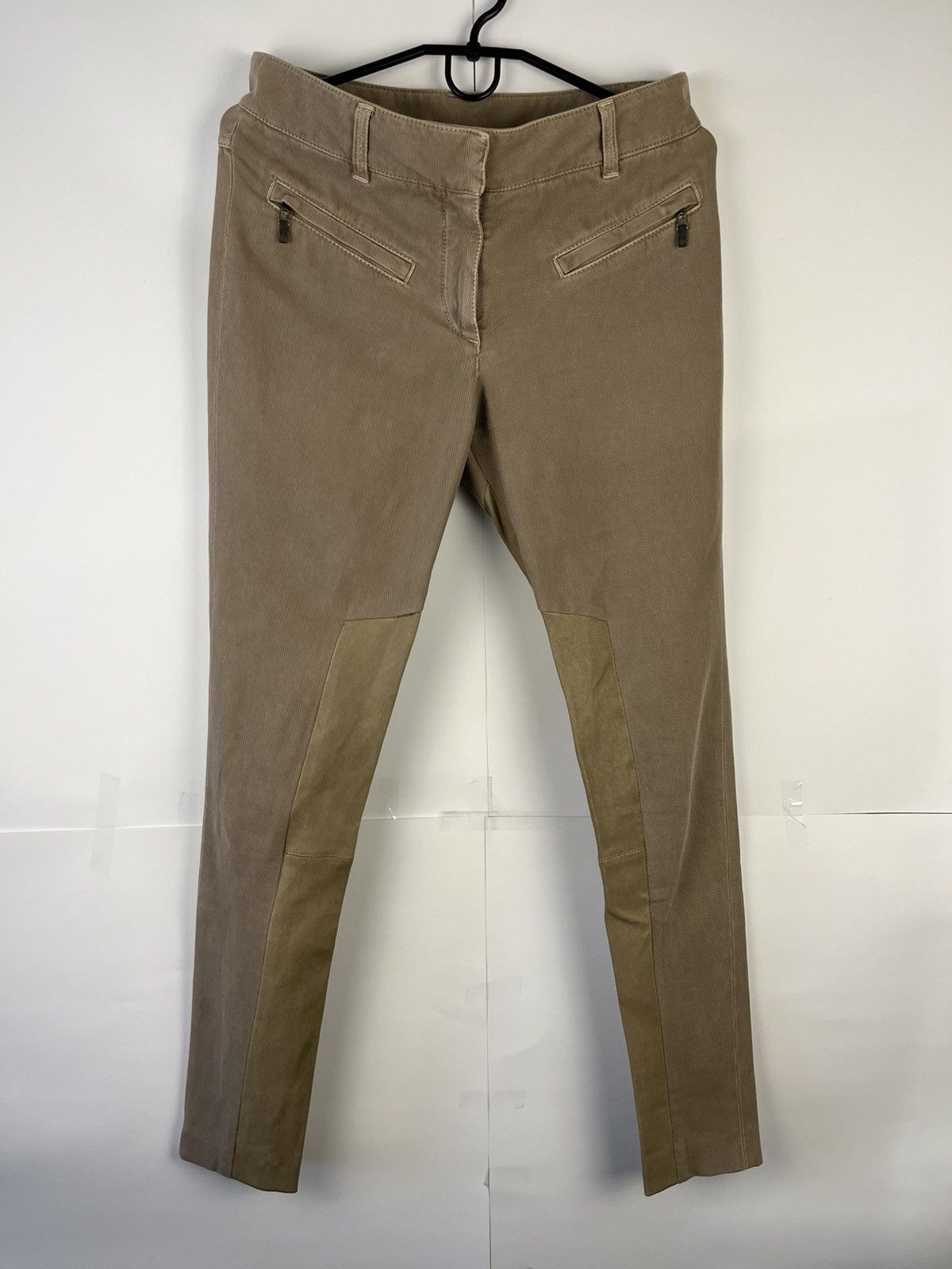 Brunello Cucinelli Brunello Cucinelli Lux Leather & Cotton Pants Trousers Italy Size 28" / US 6 / IT 42 - 1 Thumbnail