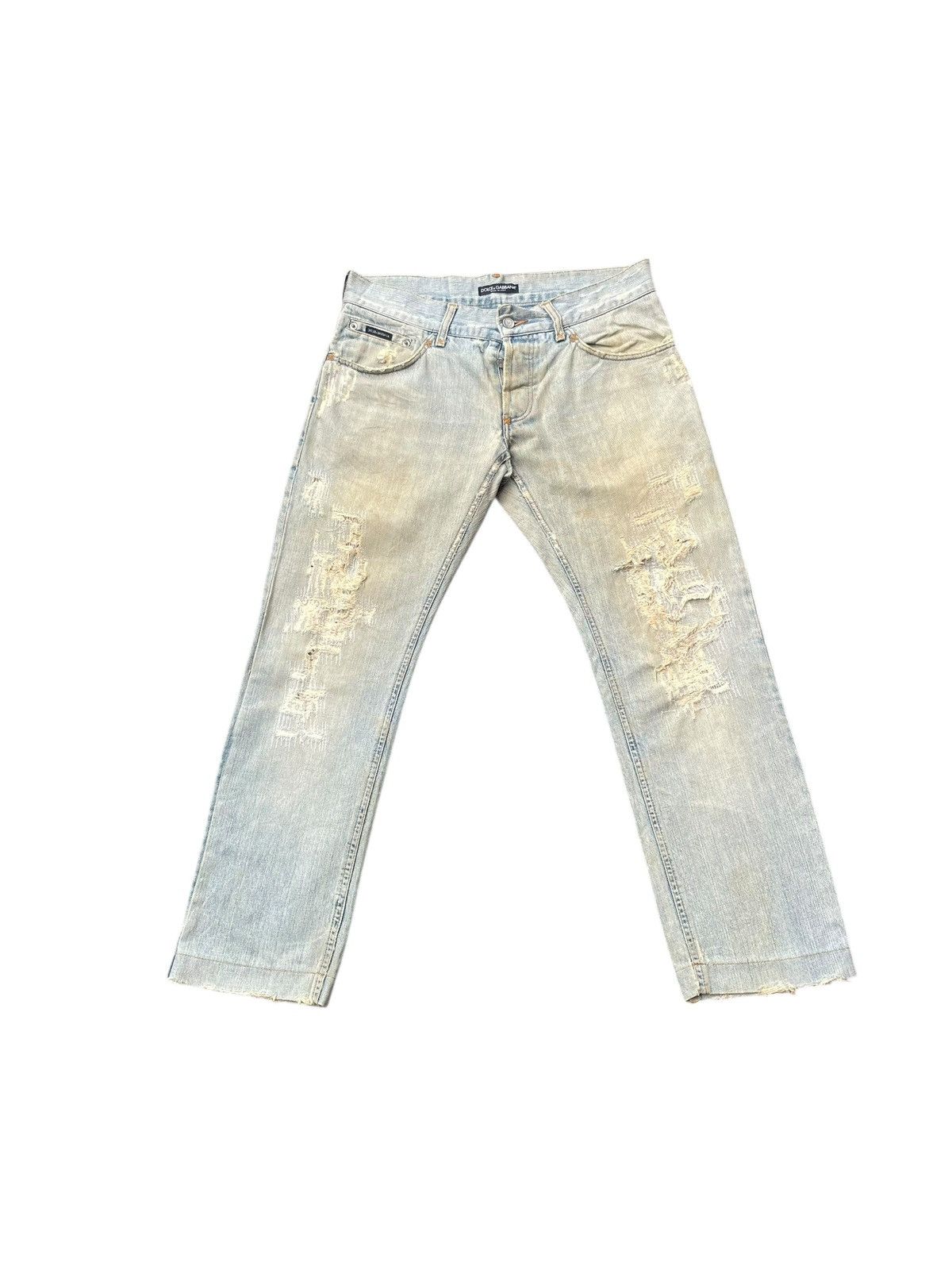 Dolce & Gabbana Vintage Dolce & Gabbana Distresed Size US 35 - 1 Thumbnail
