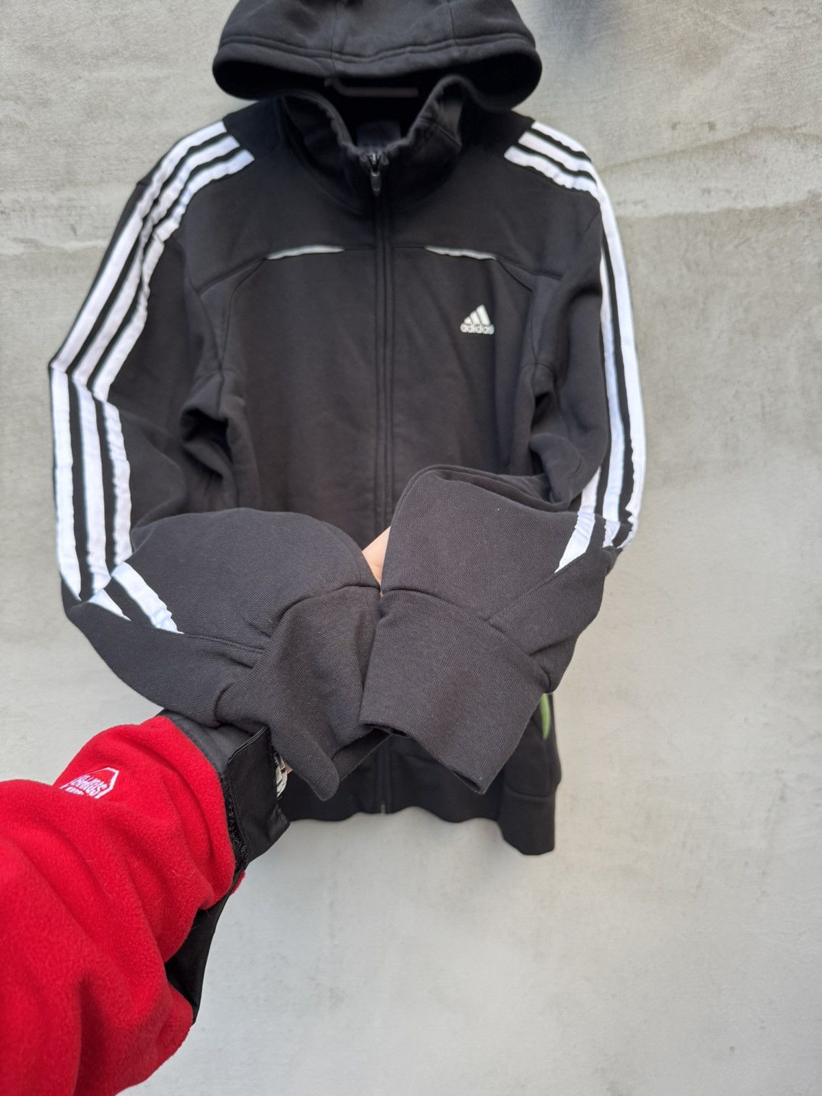 Adidas Vintage Rare Adidas Ninja Zip-Hoodie High Neck Size US M / EU 48-50 / 2 - 9 Thumbnail