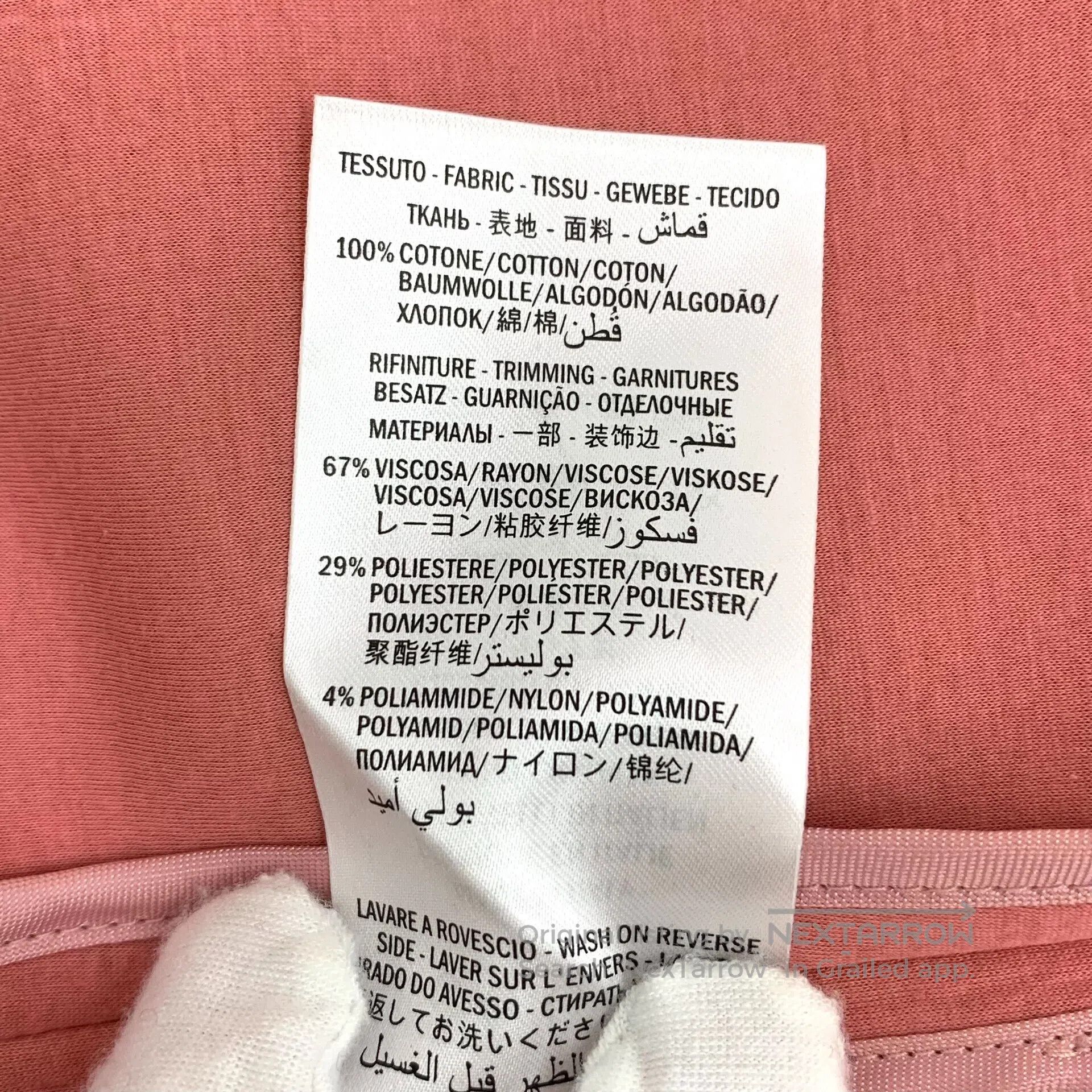 Gucci Guicci Pink Letter Embroidered Cotton Round Neck Long Slee Size S / US 4 / IT 40 - 7 Thumbnail