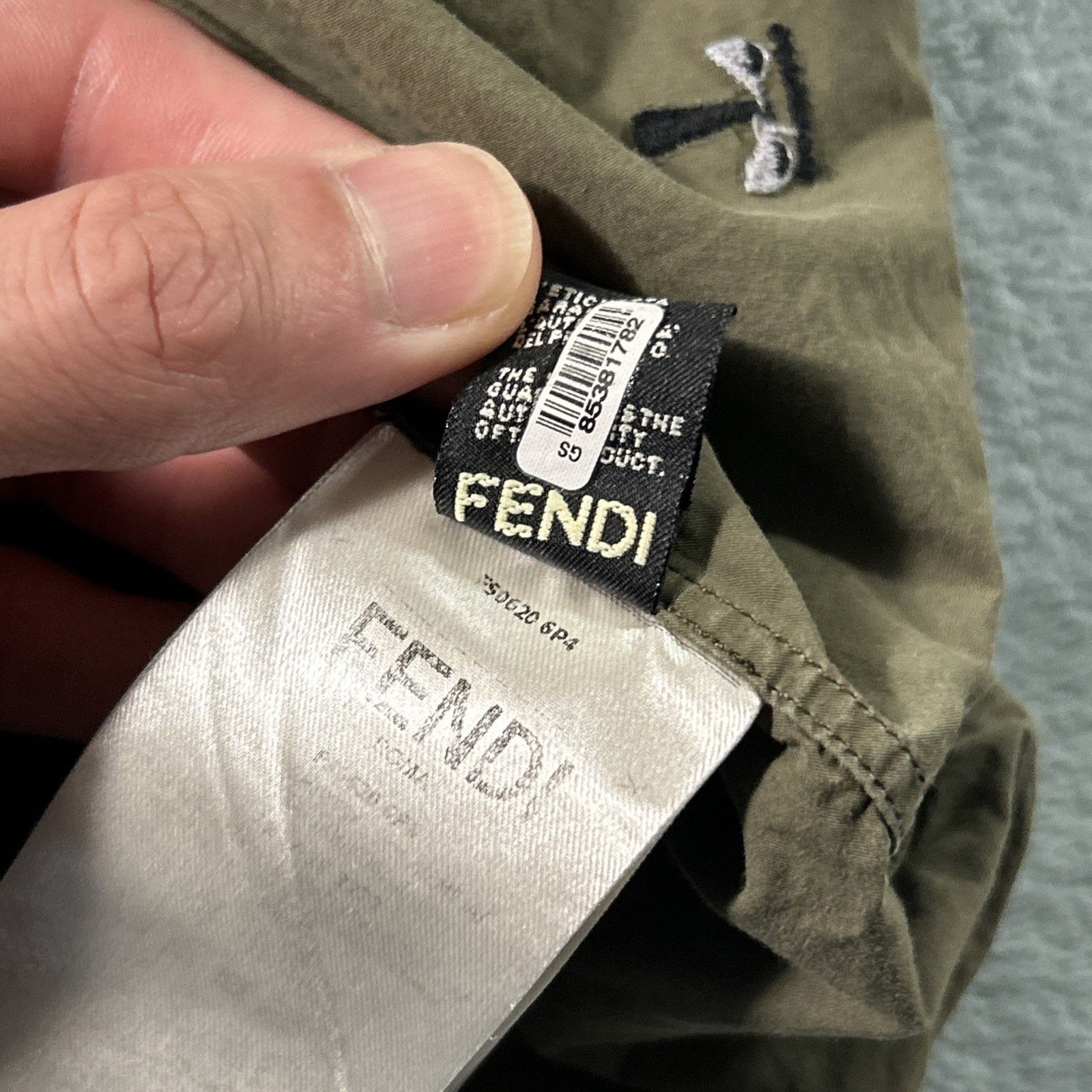 Fendi Fendi Embroidery Button Up Dress Shirt Womens Large 41 Italy Size L / US 10 / IT 46 - 8 Thumbnail