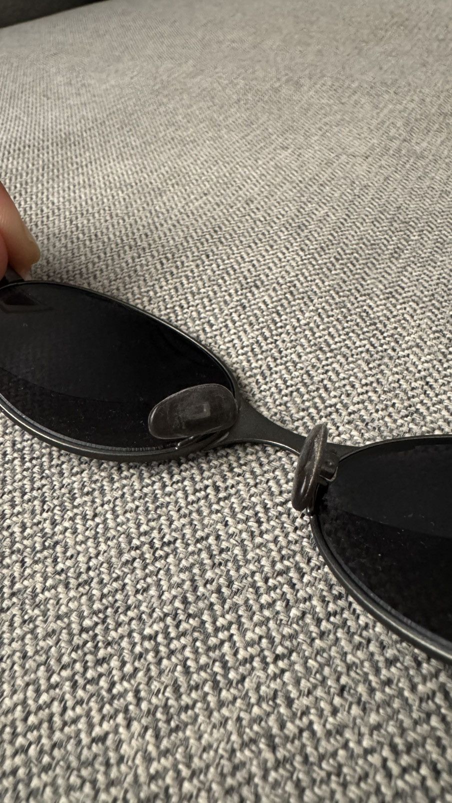 Oakley 90’s Vintage Oakley E Wire Gen 1 Steel Gray Sunglasses Size ONE SIZE - 10 Thumbnail